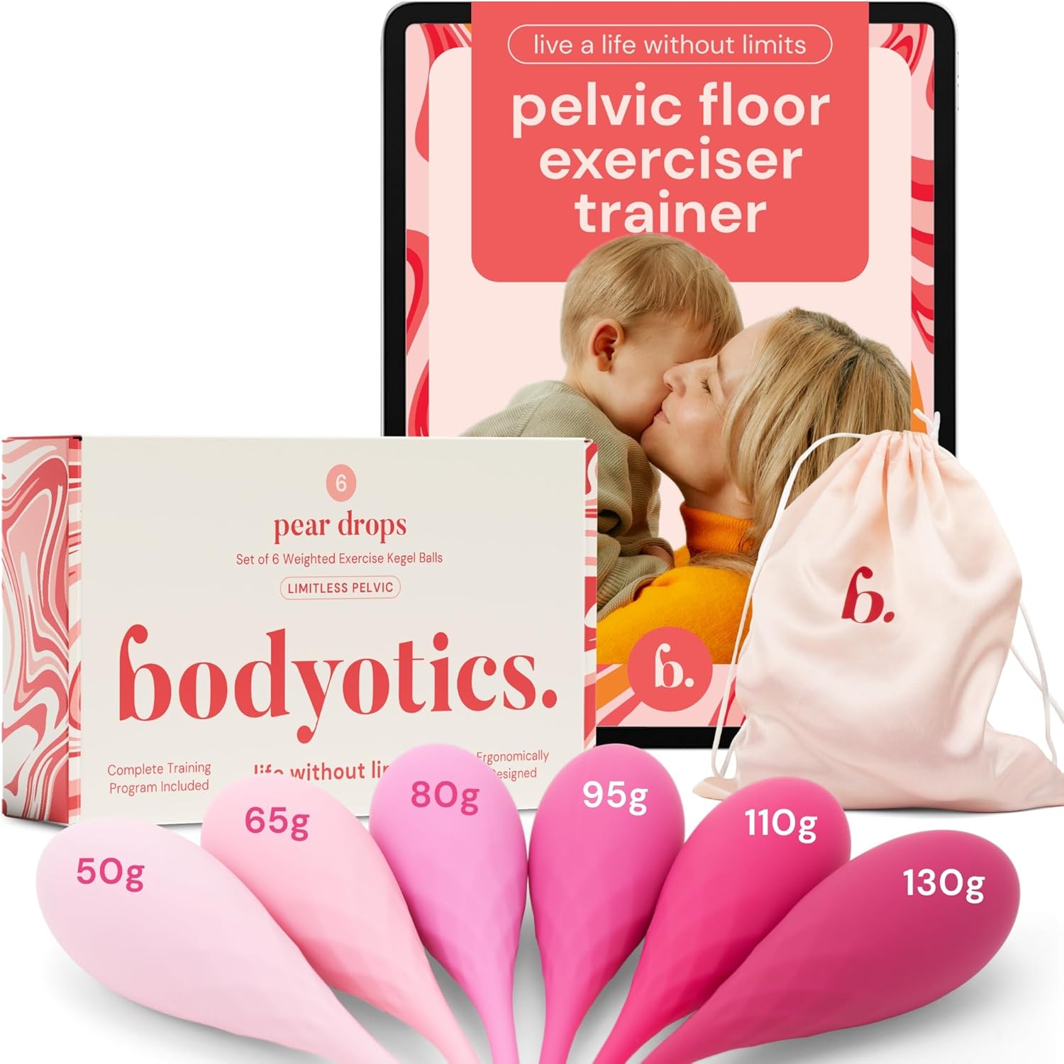 Kegel painopallot, 6 kpl