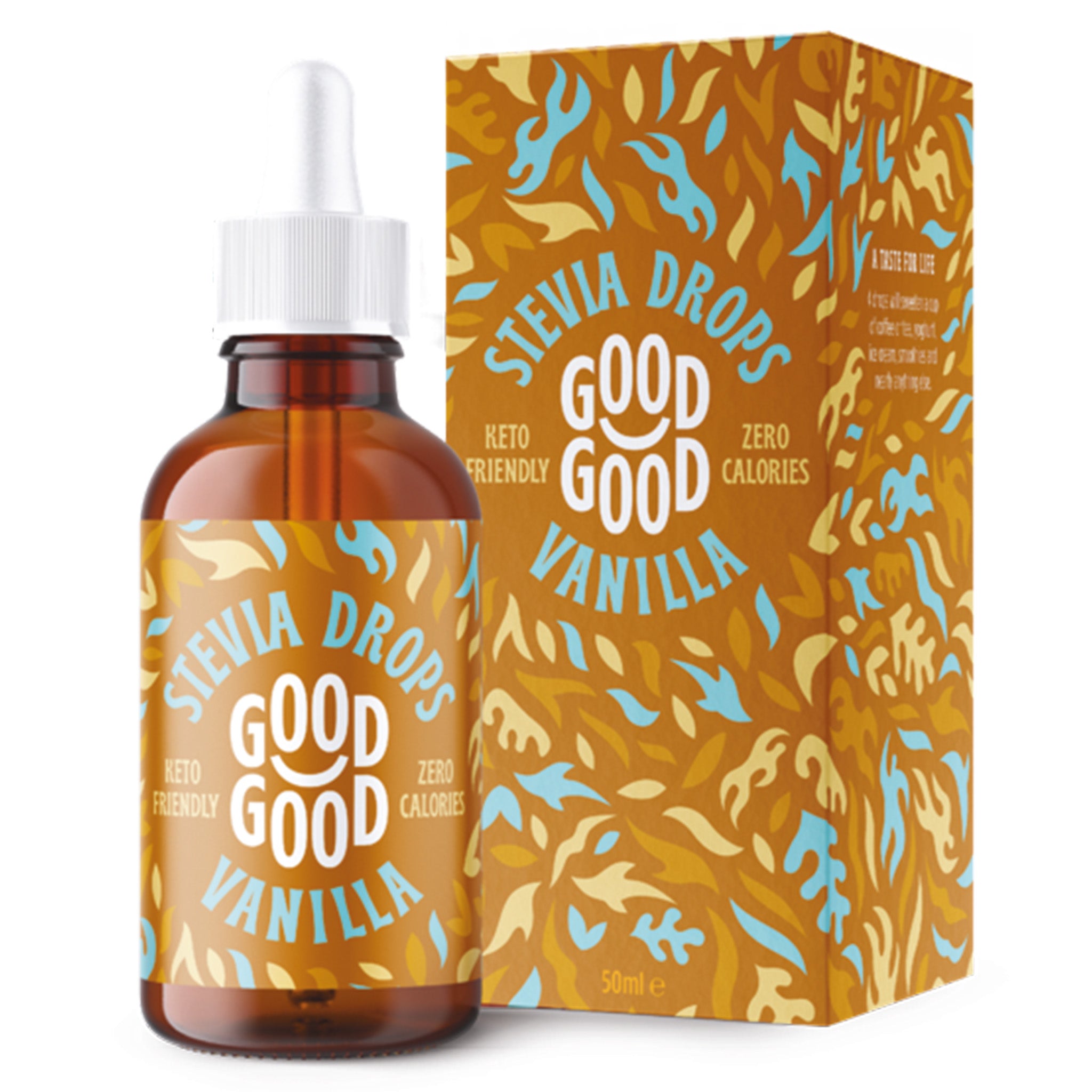 Stevia-uute, vanilja, 50 ml