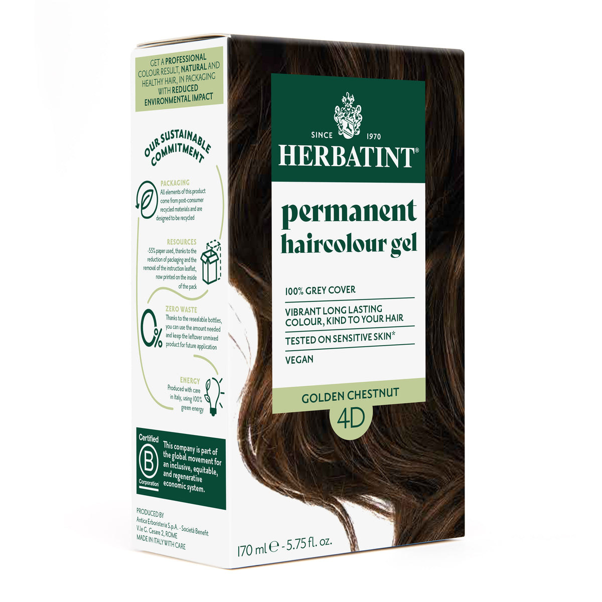 Kestoväri 4D, Golden Chestnut, 170 ml