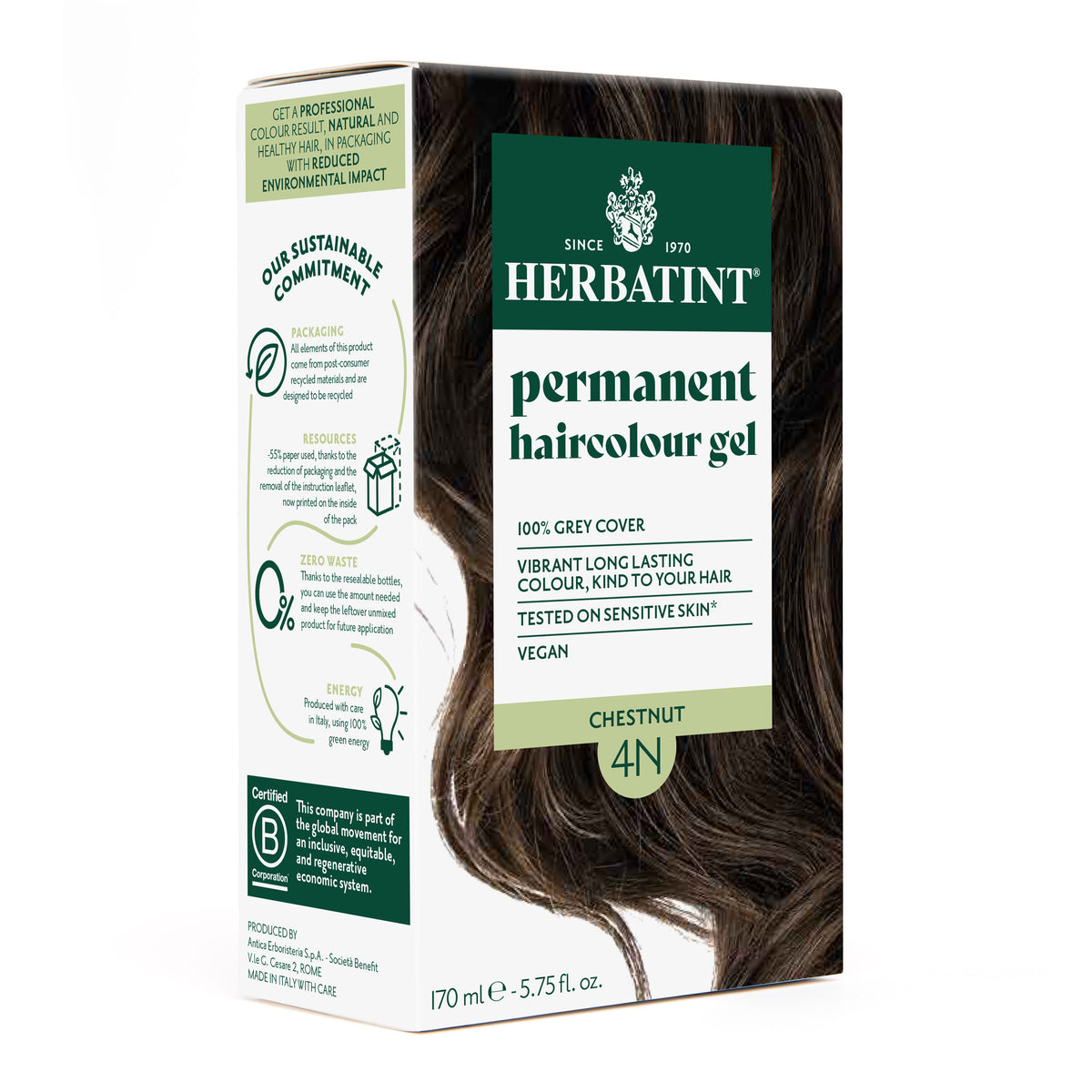 Kestoväri 4N, Chestnut, 170 ml