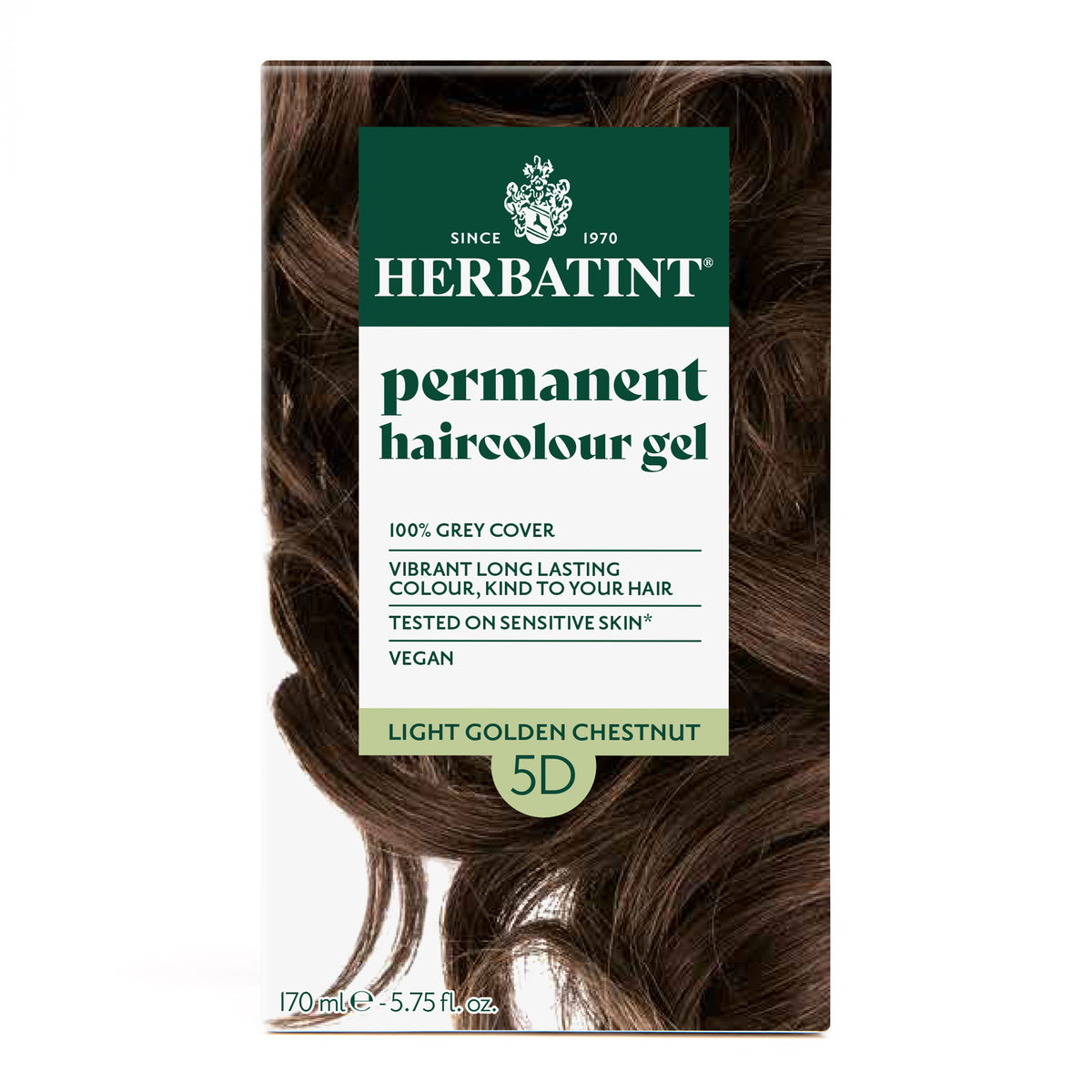 Kestoväri 5D, Light Golden Chestnut, 170 ml