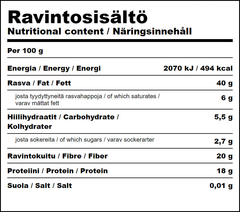 Mustakuminansiemen, 100 g