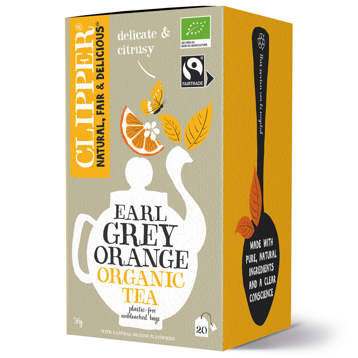 Earl grey appelsiini 20 ps, 36 g