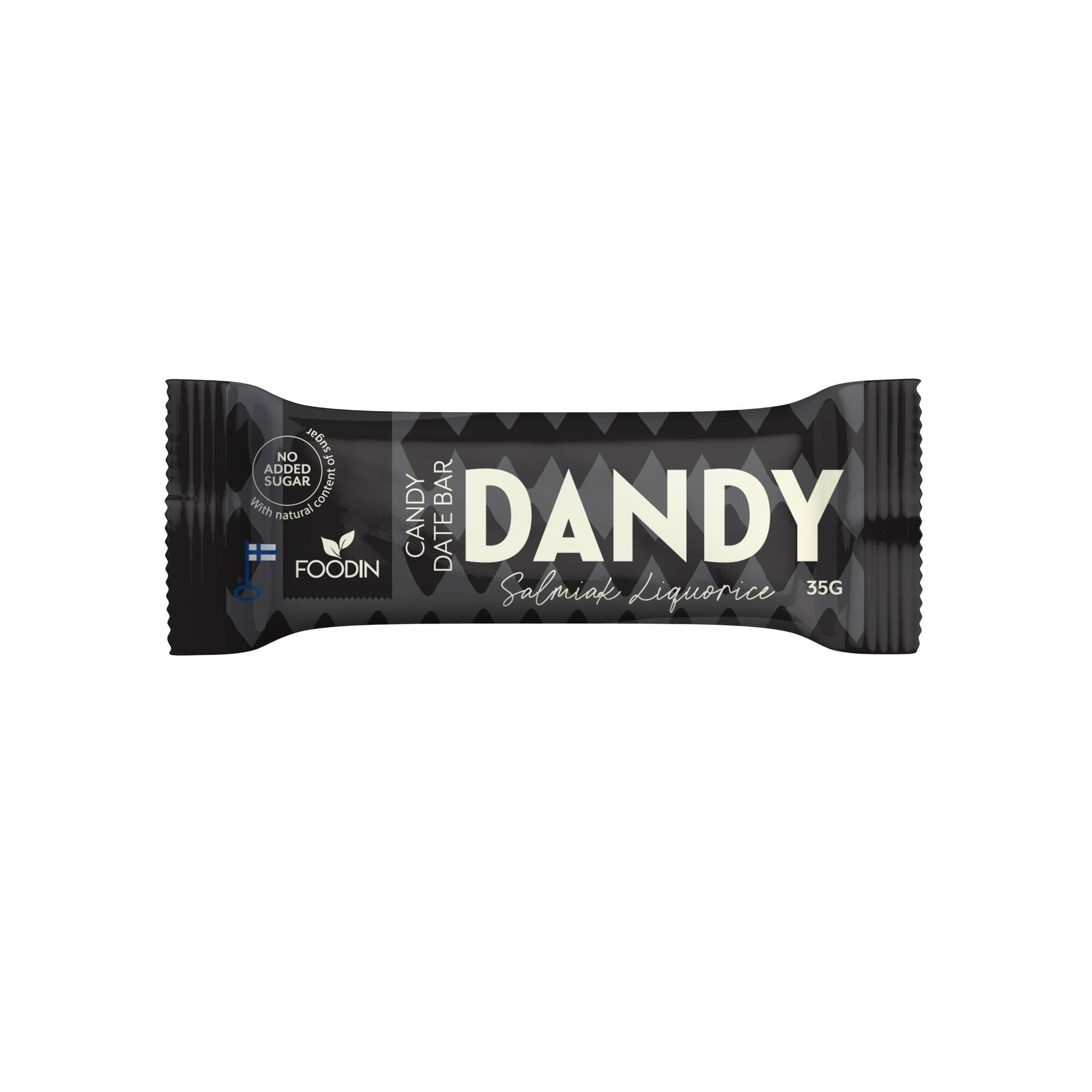 Dandy Candy Date Bar, Salmiak Liquorice 35 g