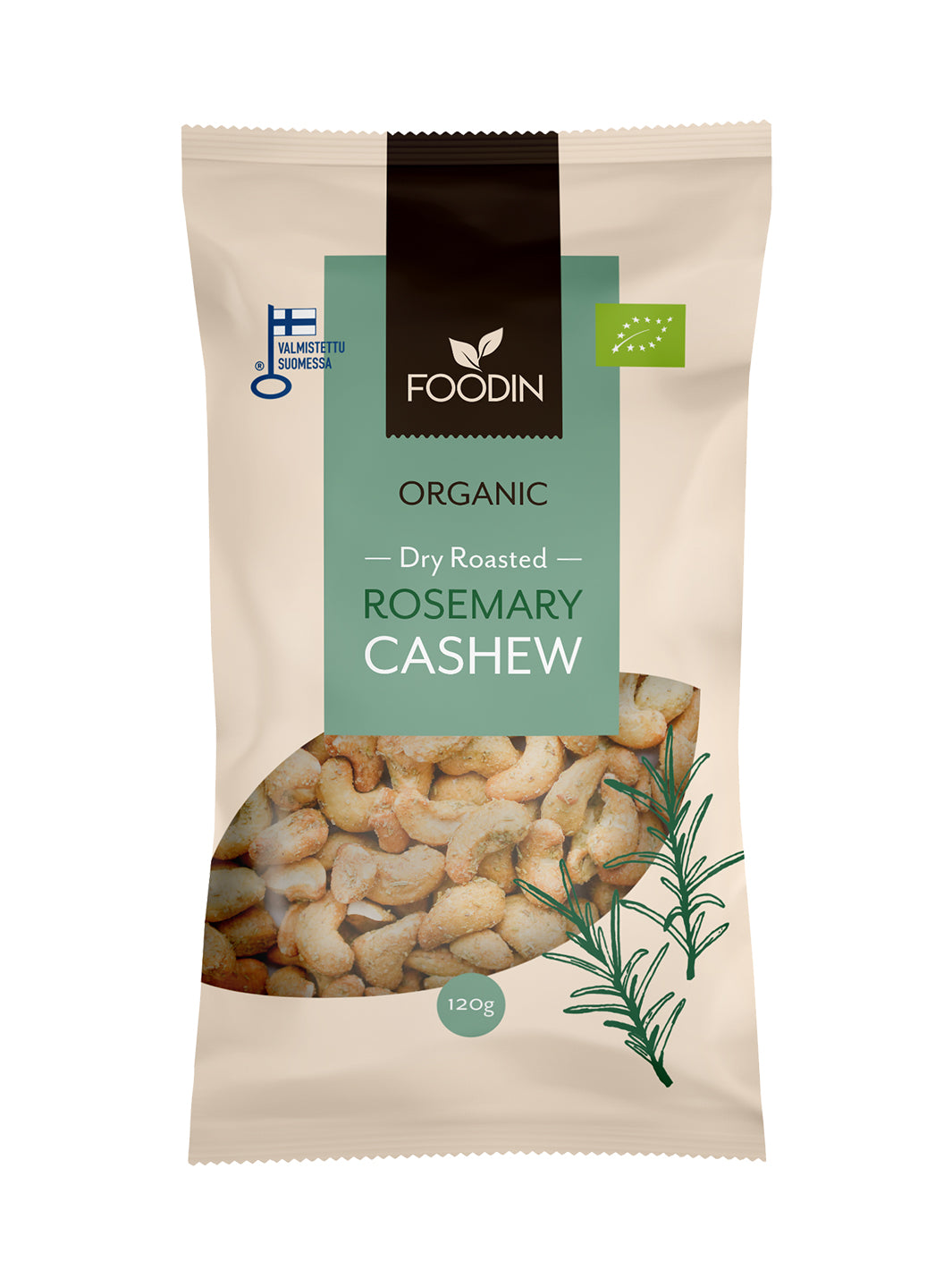 Rosmariini Cashew, 120 g