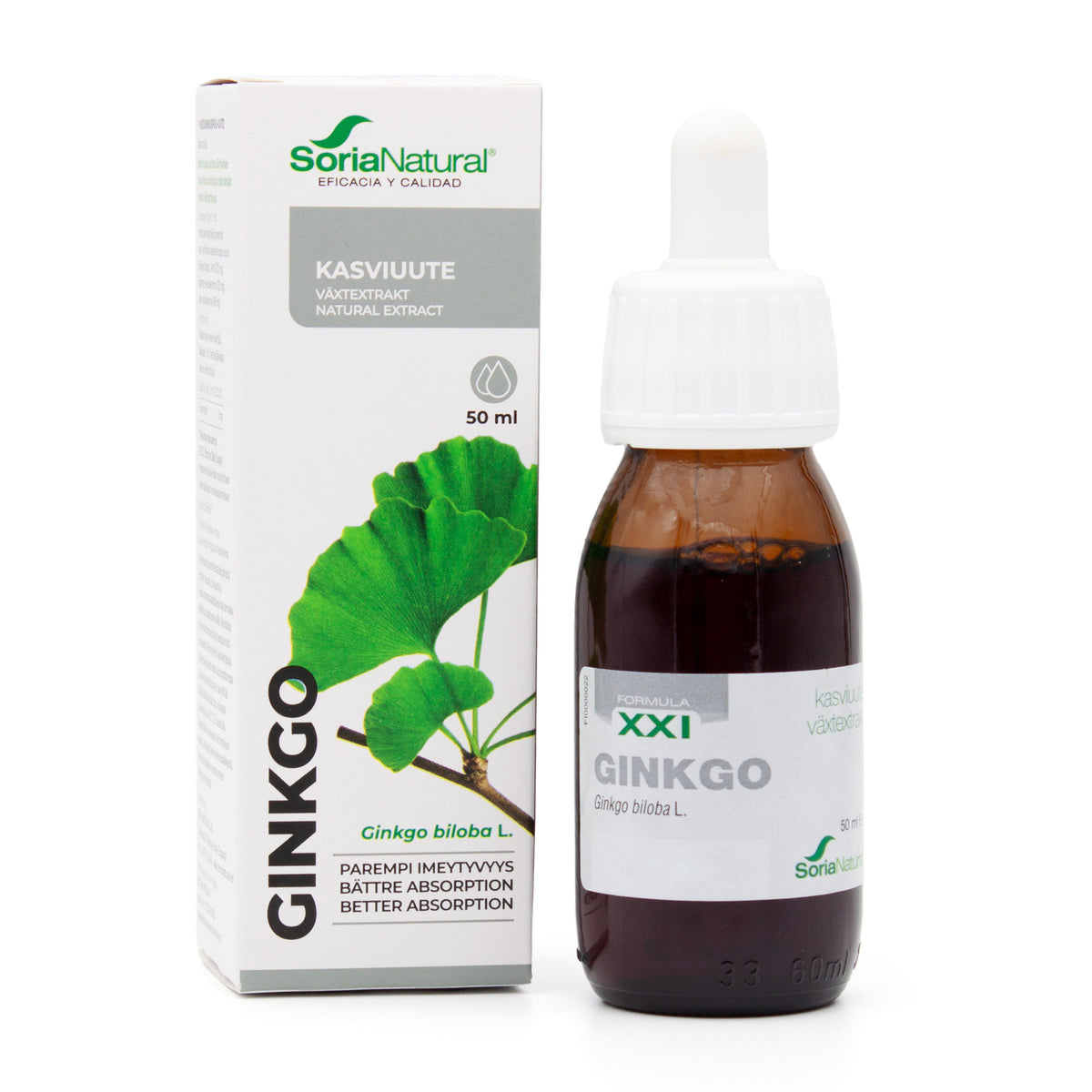 Neidonhiuspuu-uute, Ginkgo biloba, 50 ml