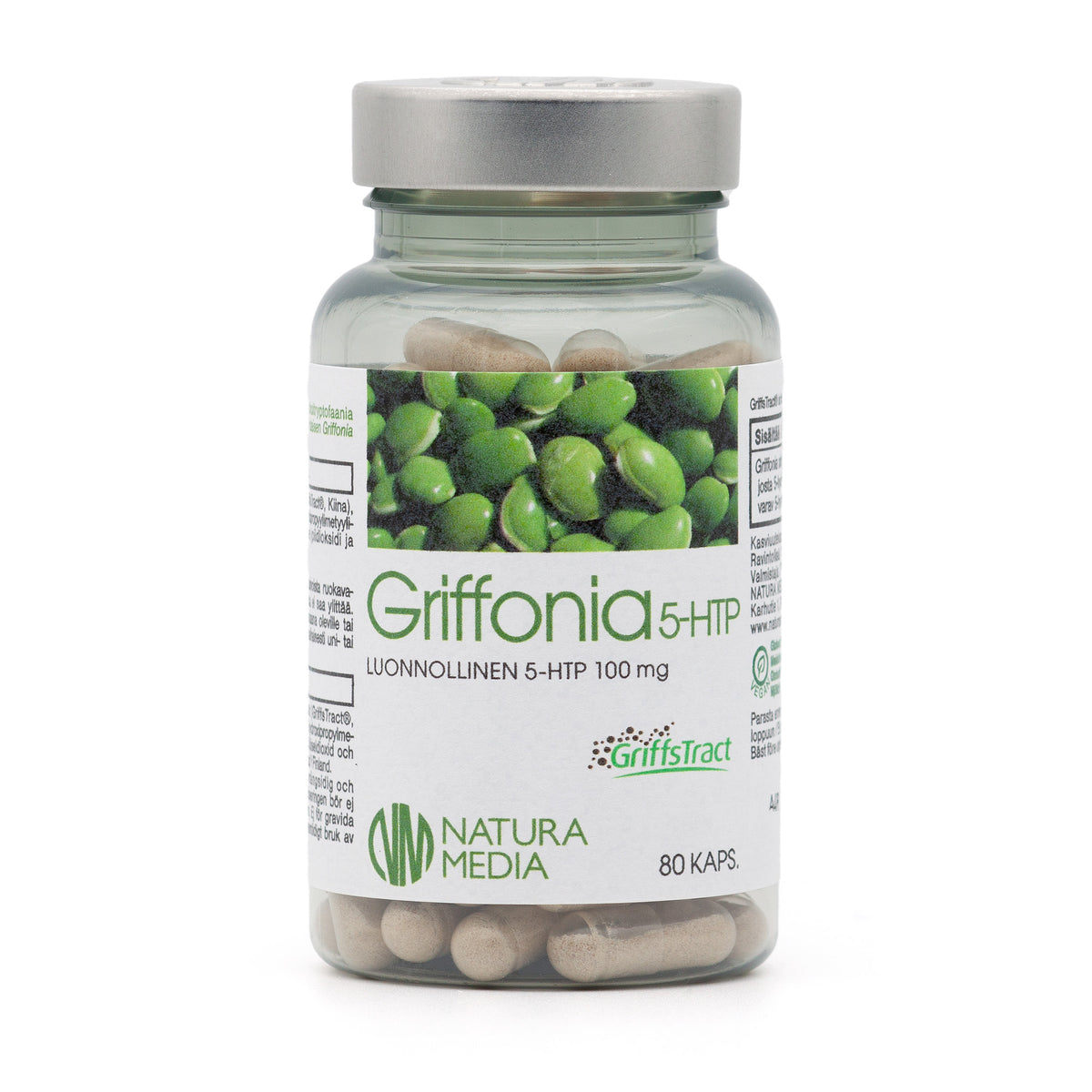 Griffonia 5-HTP, 80 kaps - Ruohonjuuri