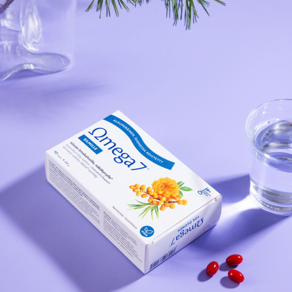 Omega7 SBA24® + Luteiini Silmille, 90 kaps