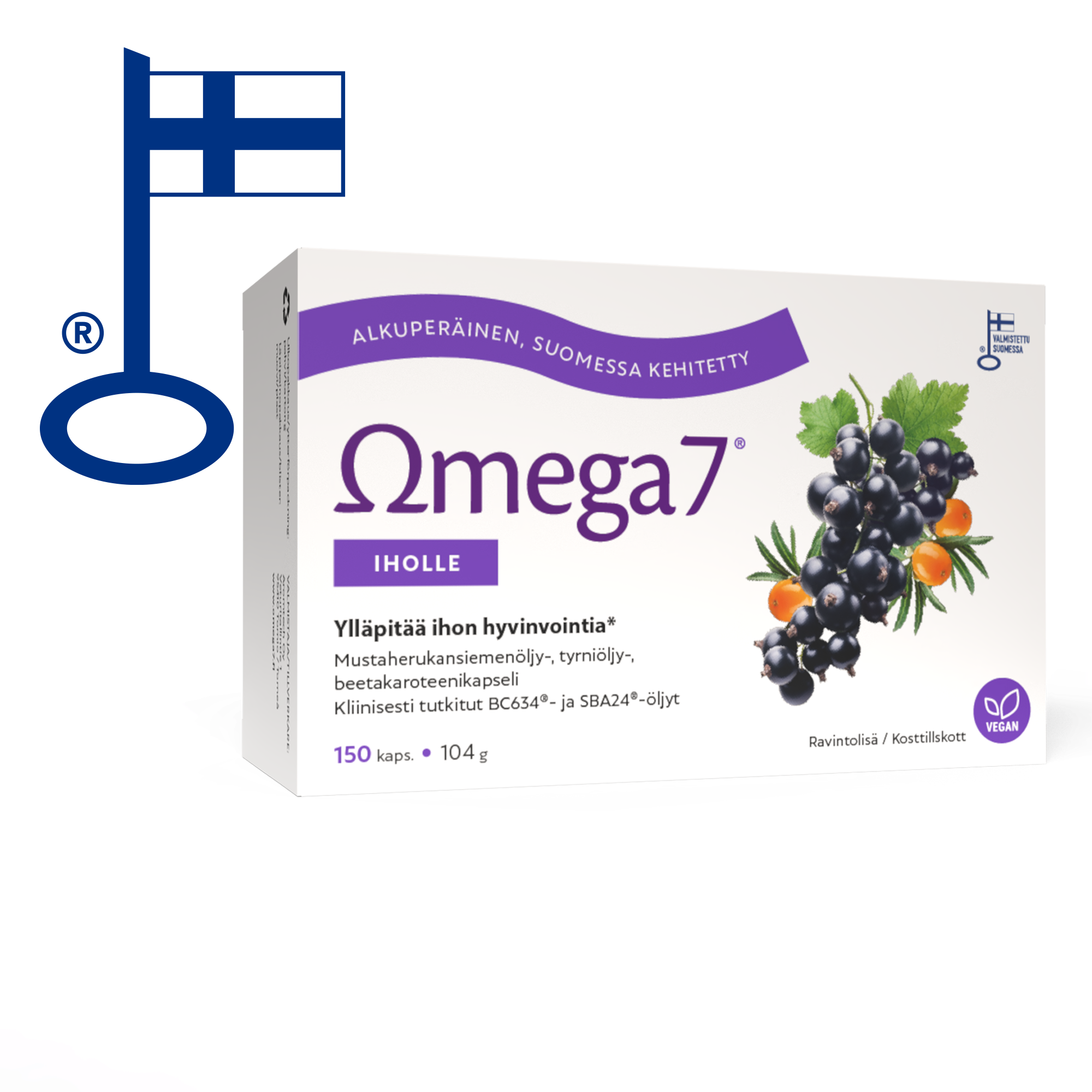 Omega7 BC634® + SBA24® Iholle, 150 kaps