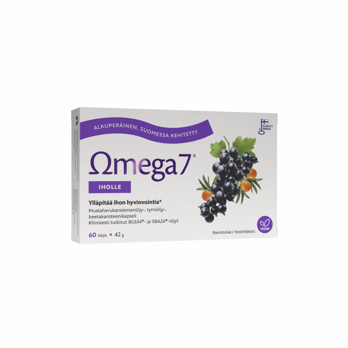 Omega7 BC634® + SBA24® Iholle, 60 kaps
