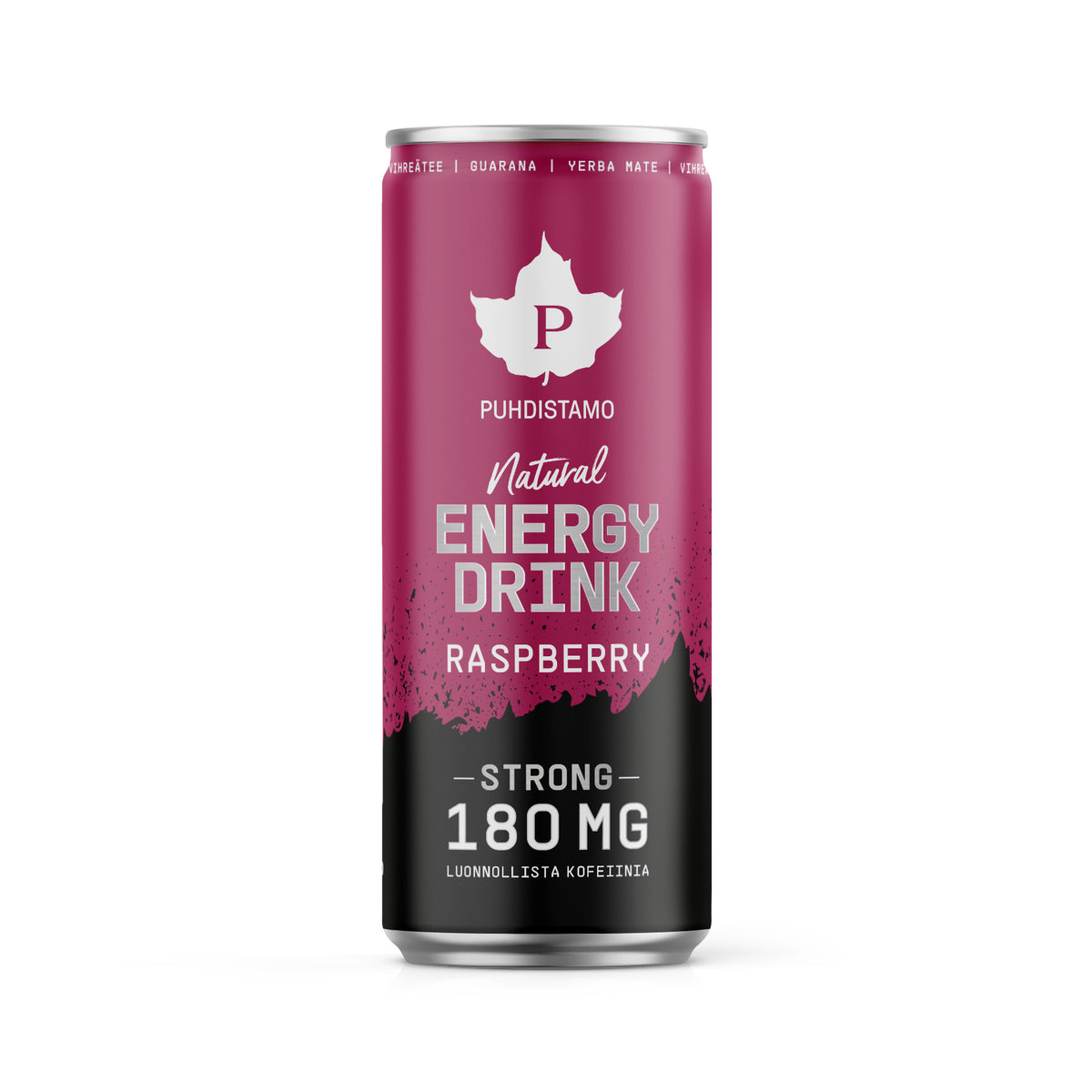 Natural Energy Drink Strong, Raspberry 330 ml