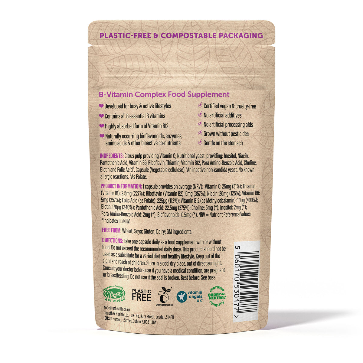 B-vitamin complex, 30 kpl
