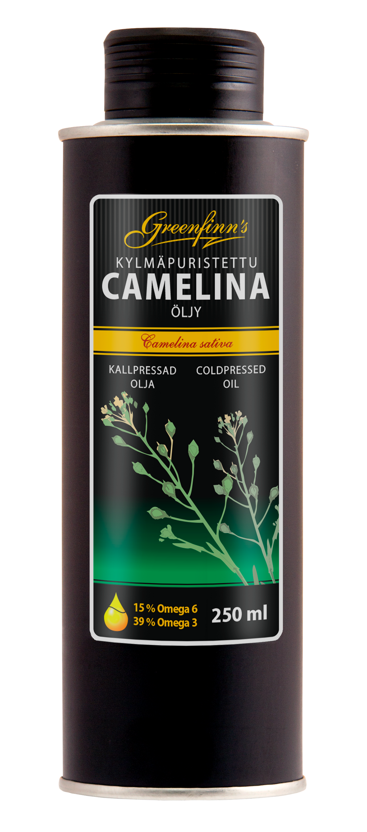 Camelinaöljy (kitupellavaöljy, ruistankioöljy), 250 ml