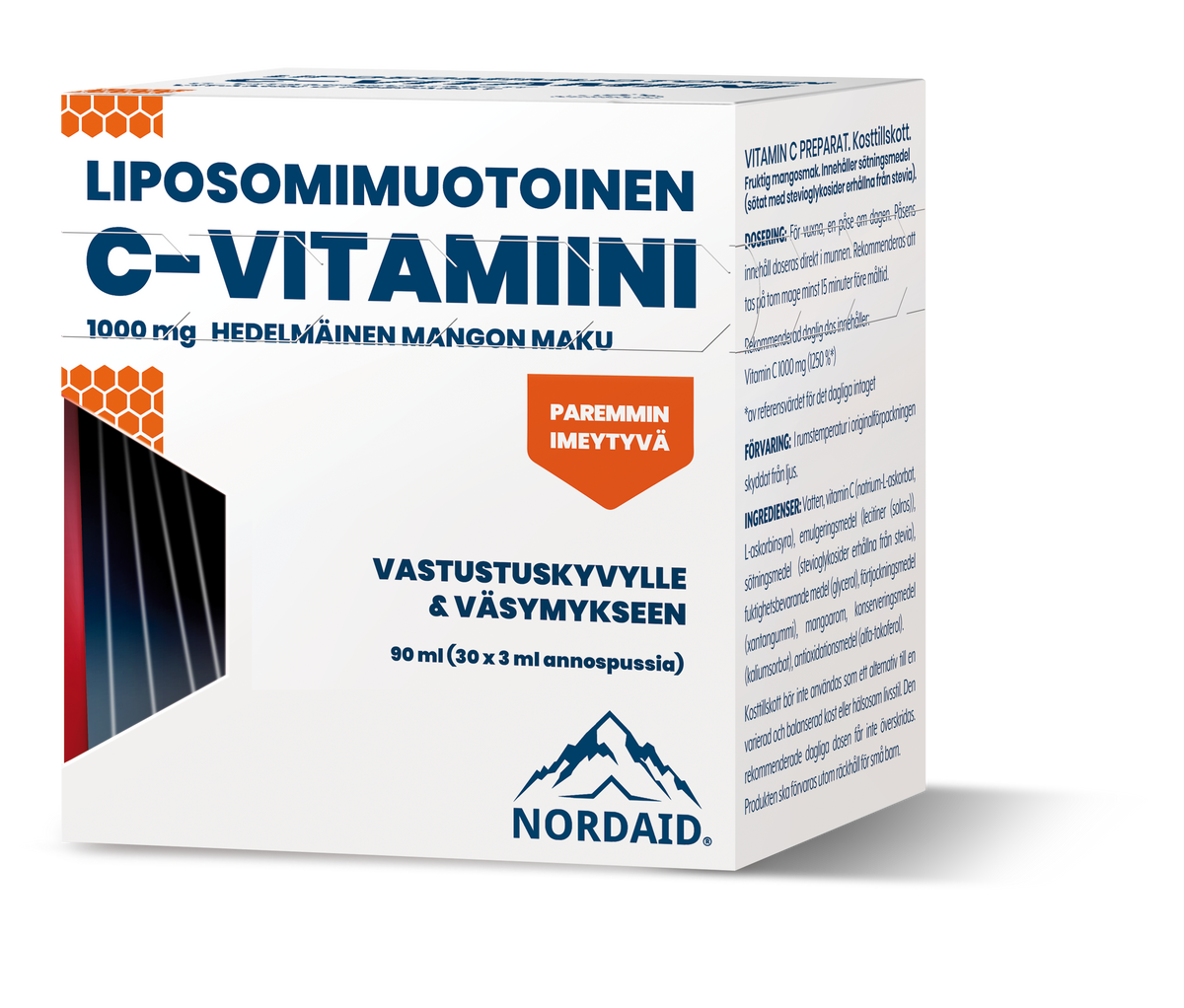 Nordaid Liposomimuotoinen C-vitamiini 1000 mg, 90 ml