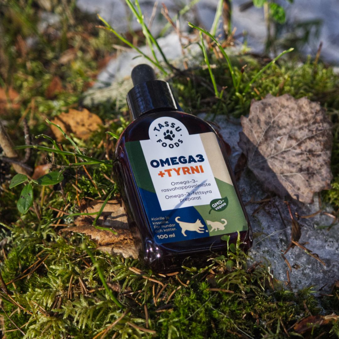 Omega3 + Tyrni, 100 ml - lemmikin ravintolisä - Ruohonjuuri