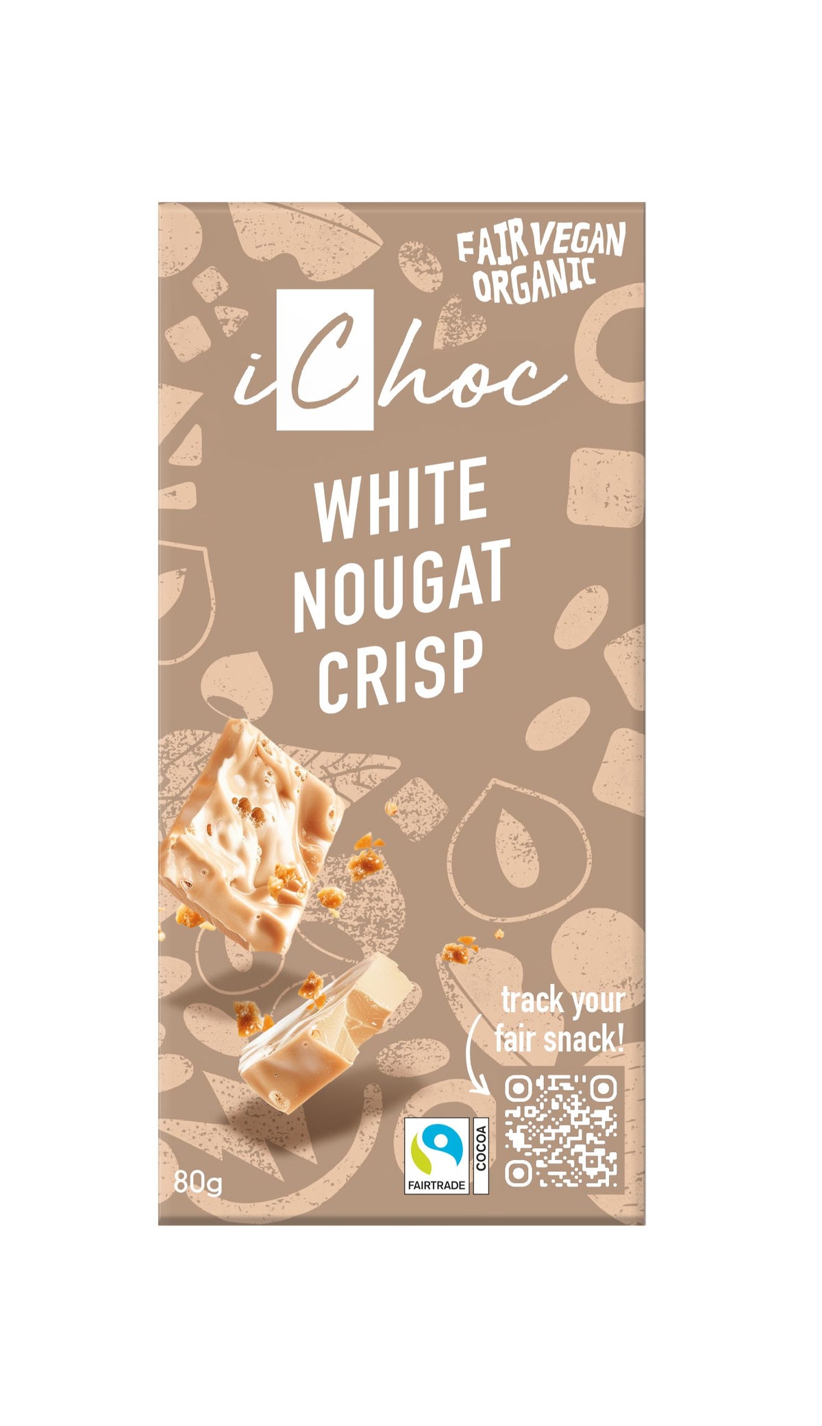 White Nougat Crisp suklaa, 80 g