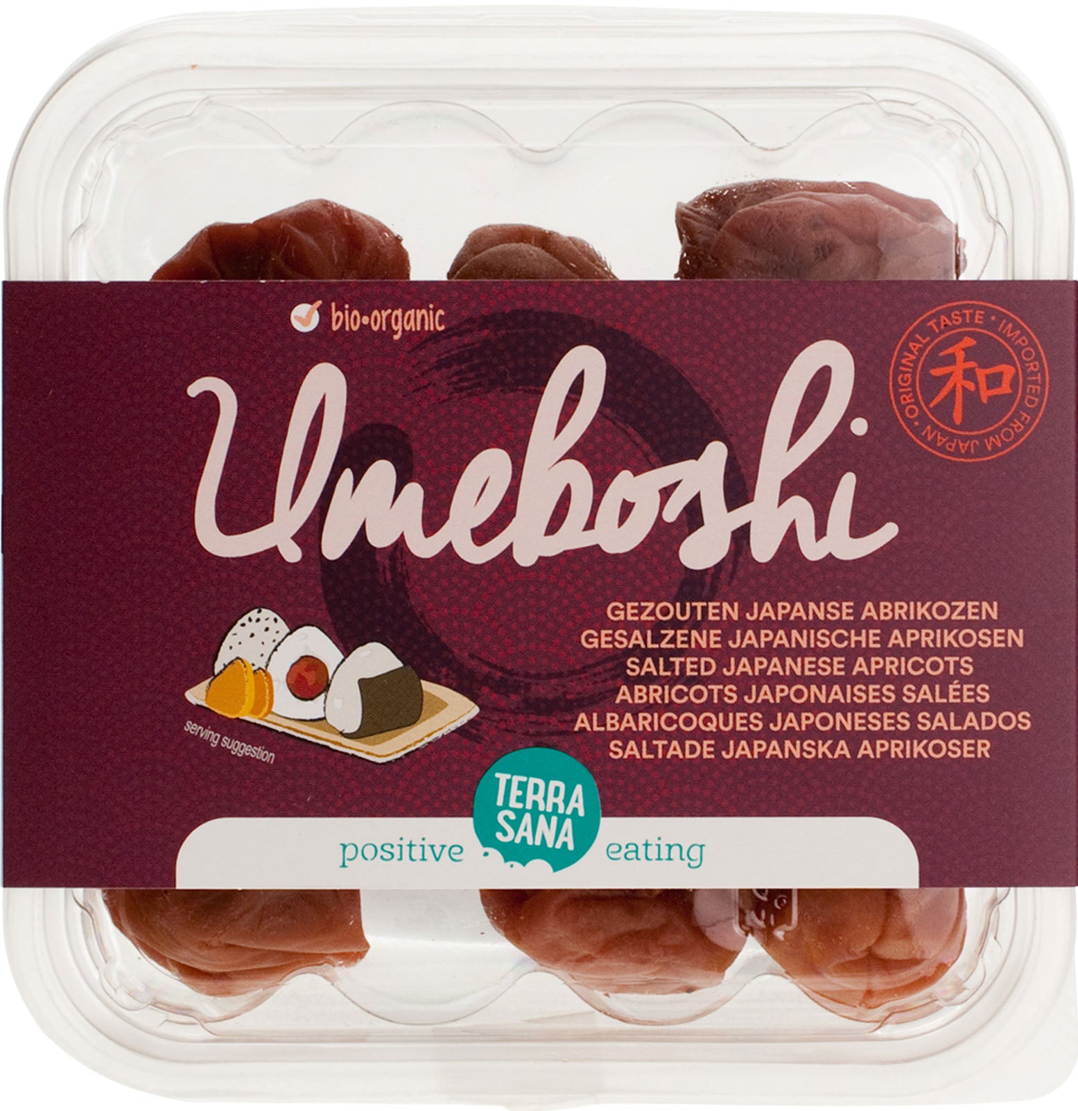 Terrasana Umeboshi pikkelöity ume-hedelmä