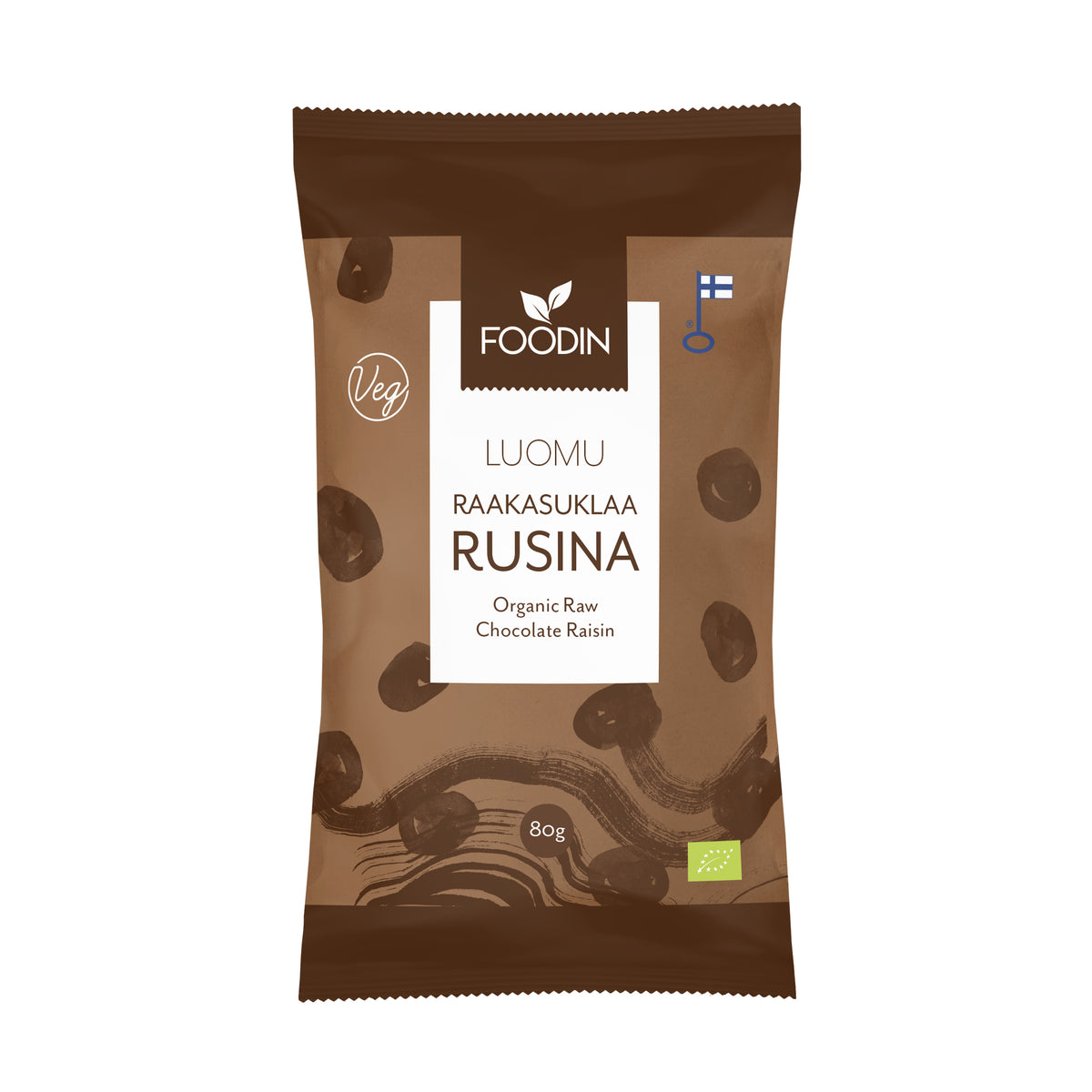 Raakasuklaarusina, 80 g