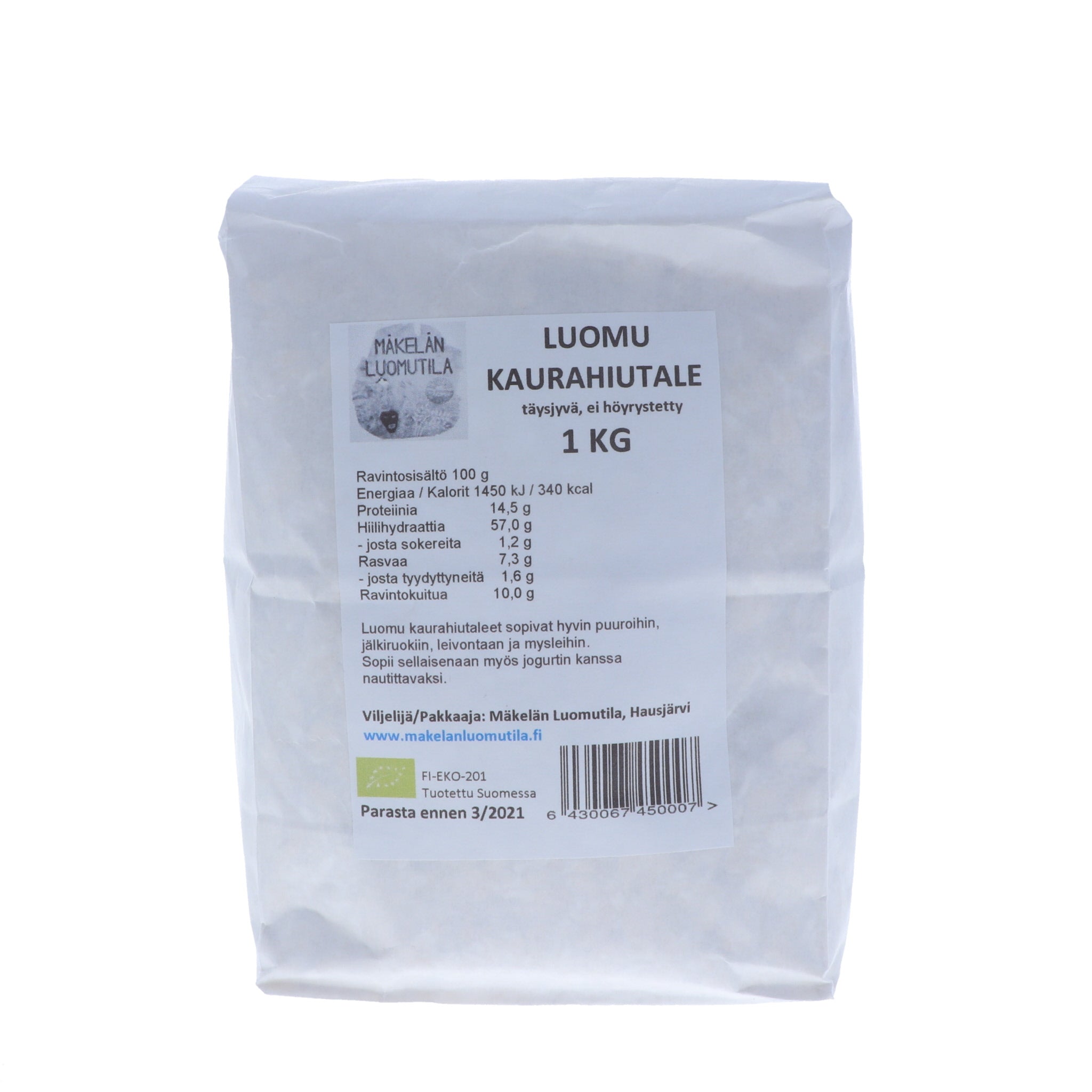 Kaurahiutale, 1 kg