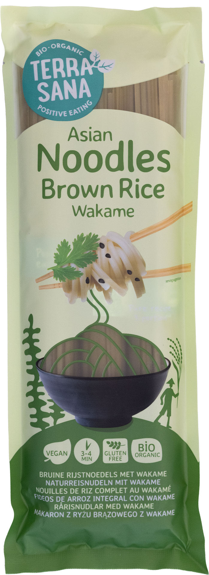 Terrasana luomulaatuinen Wakame-riisinuudeli