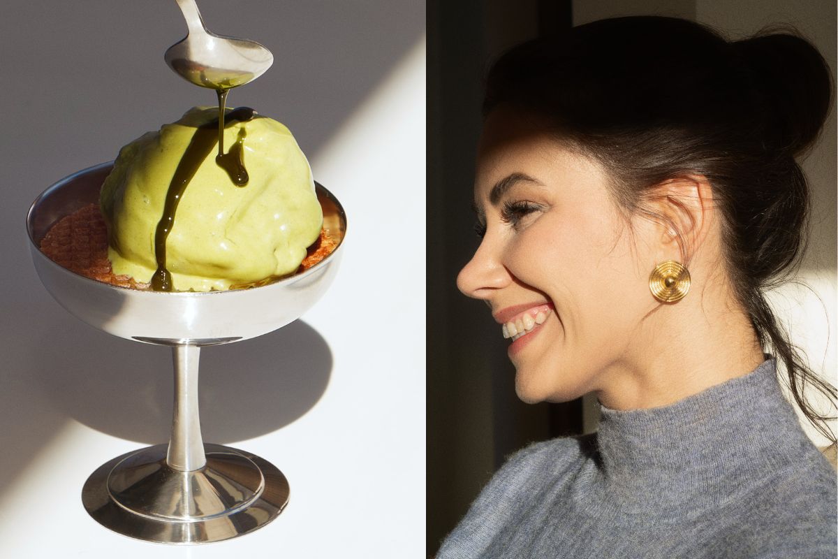 Gelawej Viyanin resepti: Matcha-oliiviöljyjäätelö