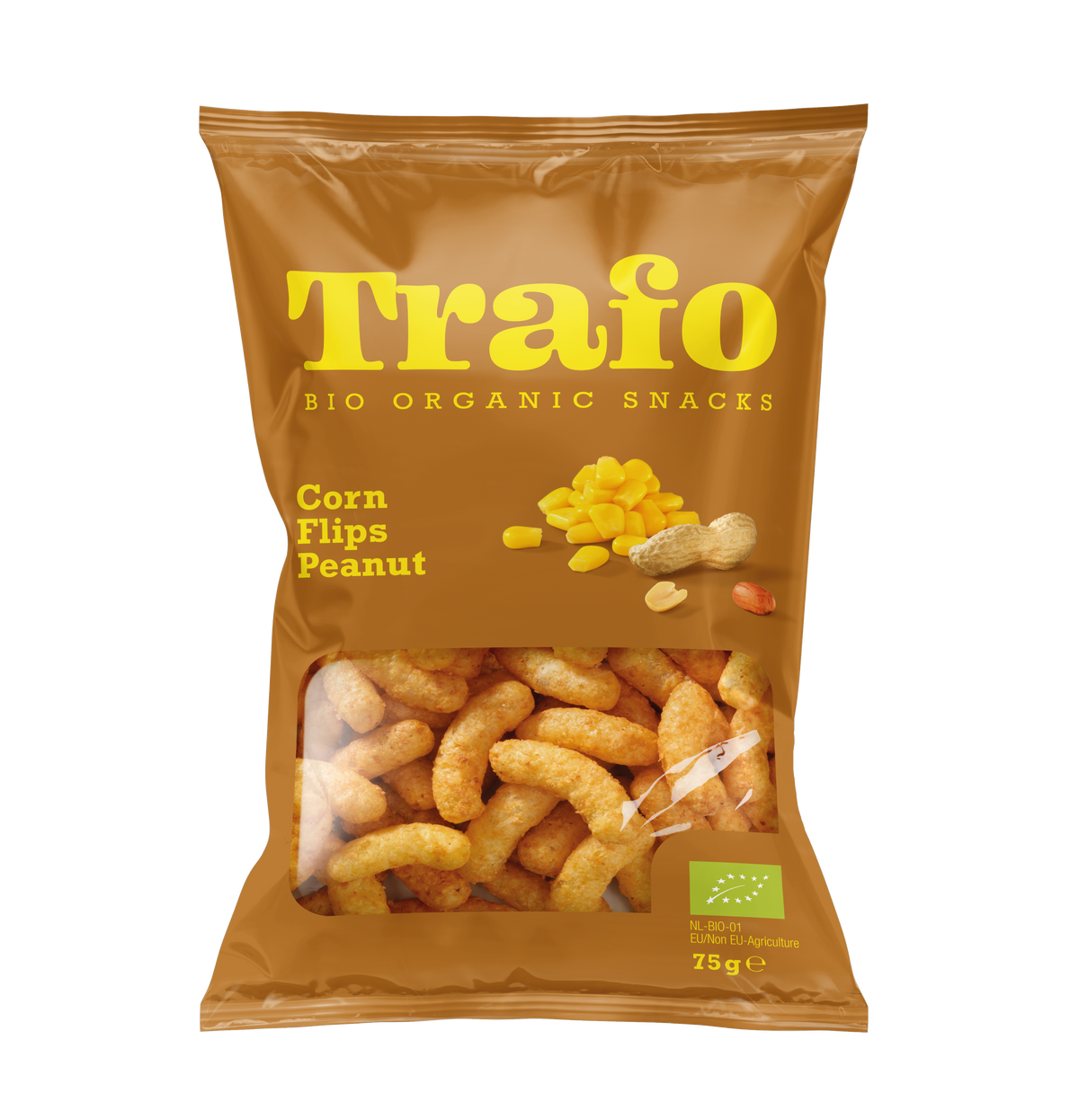 Maissi-maapähkinänaksut, 75 g