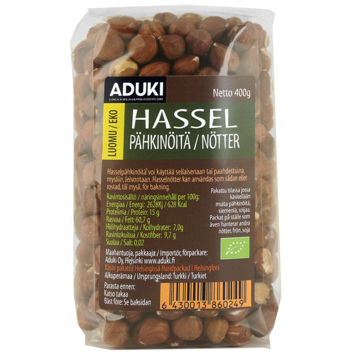 Hasselpähkinät, 400 g