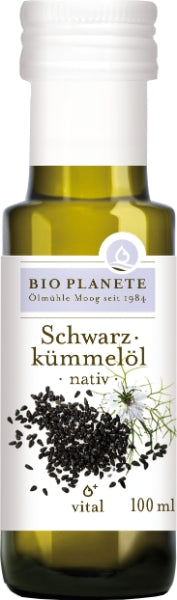 Mustakuminaöljy (Nigella sativa) (ryytineidonsiemenöljy), 100 ml