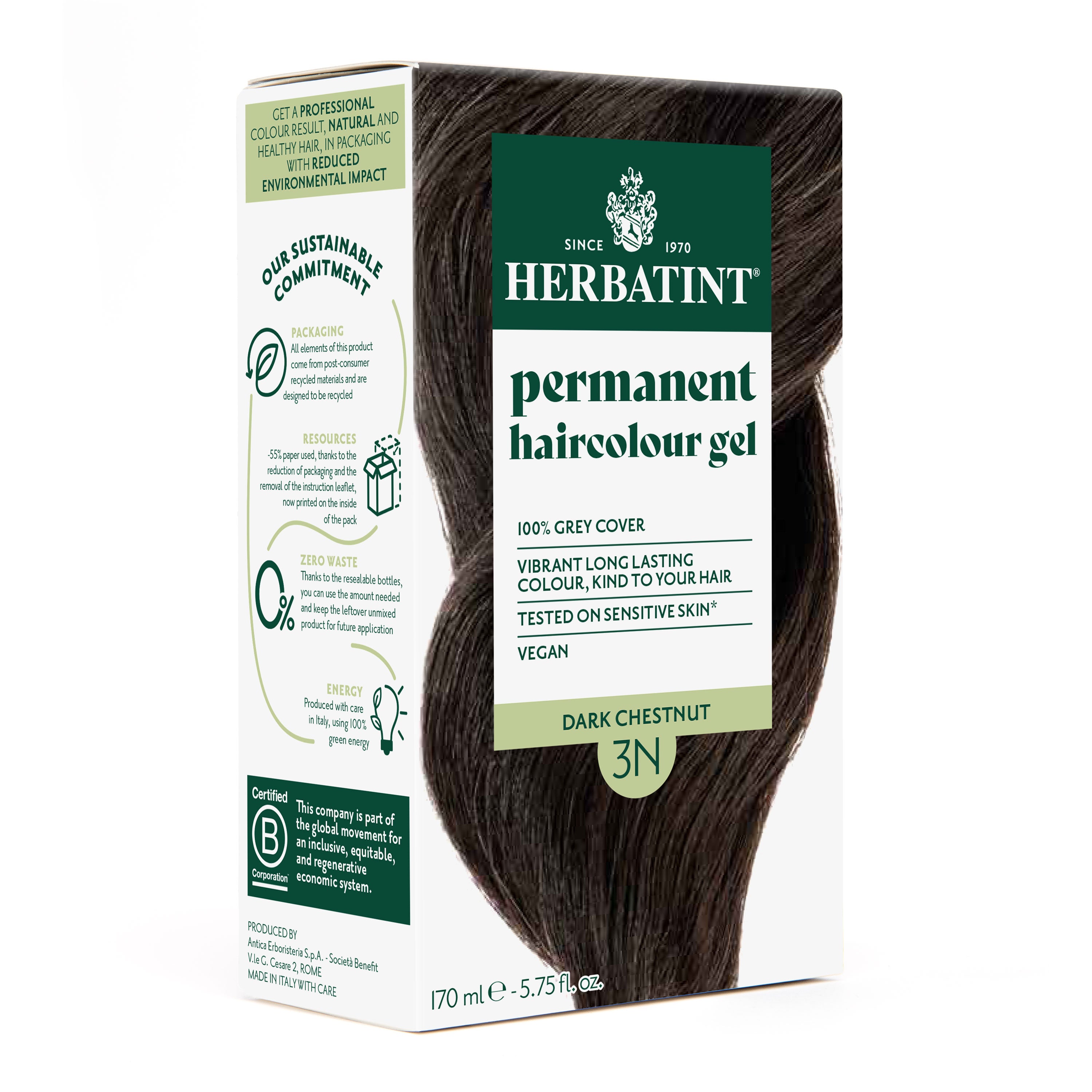 Kestoväri 3N, Dark Chestnut, 170 ml