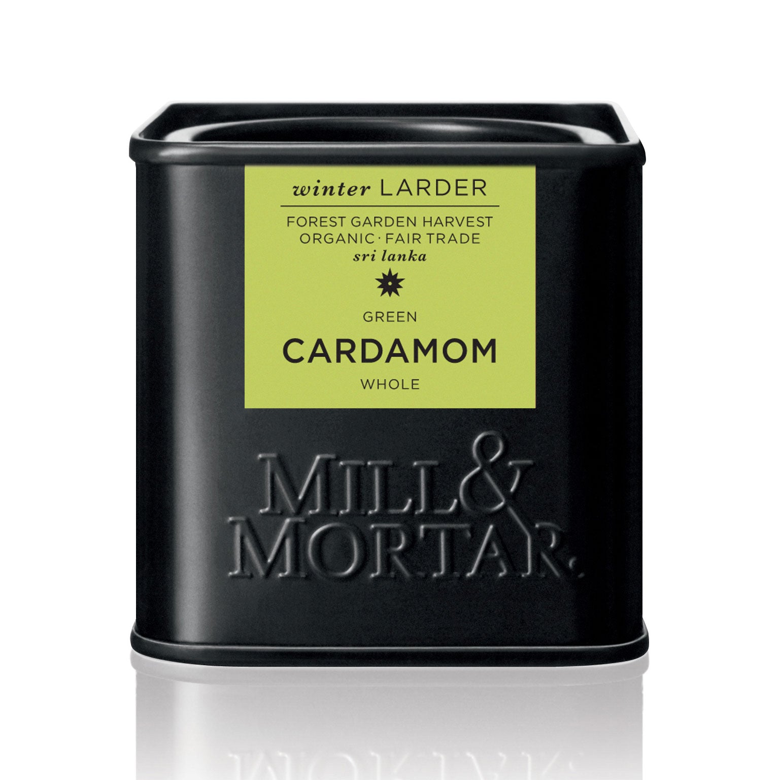 Mill & Mortar Kardemumma, kokonainen, 25 g