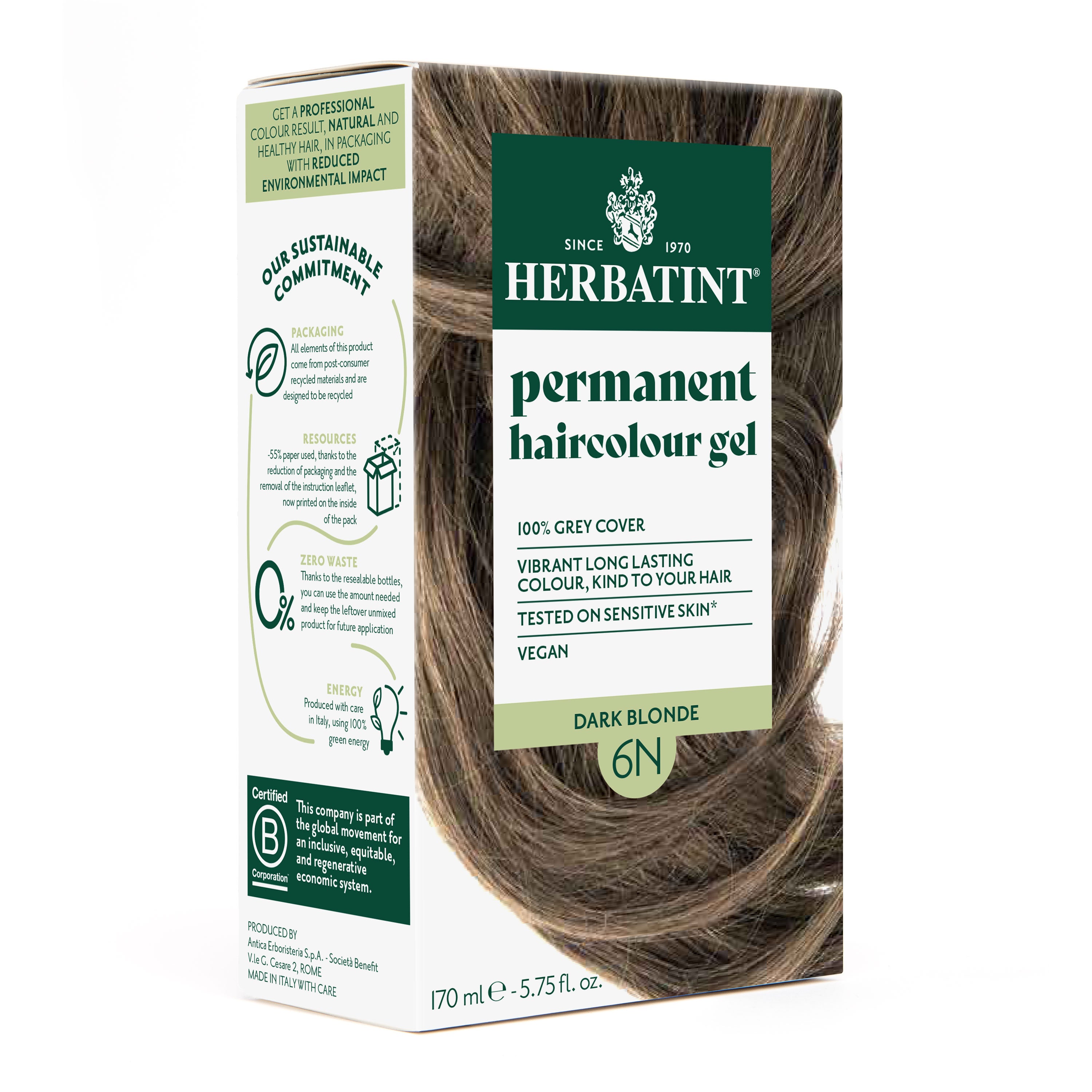 Kestoväri 6N, Dark Blonde, 170 ml