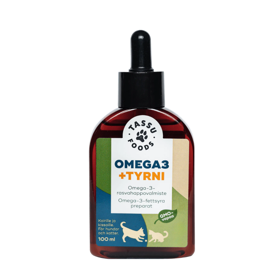 Omega3 + Tyrni, 100 ml - lemmikin ravintolisä - Ruohonjuuri