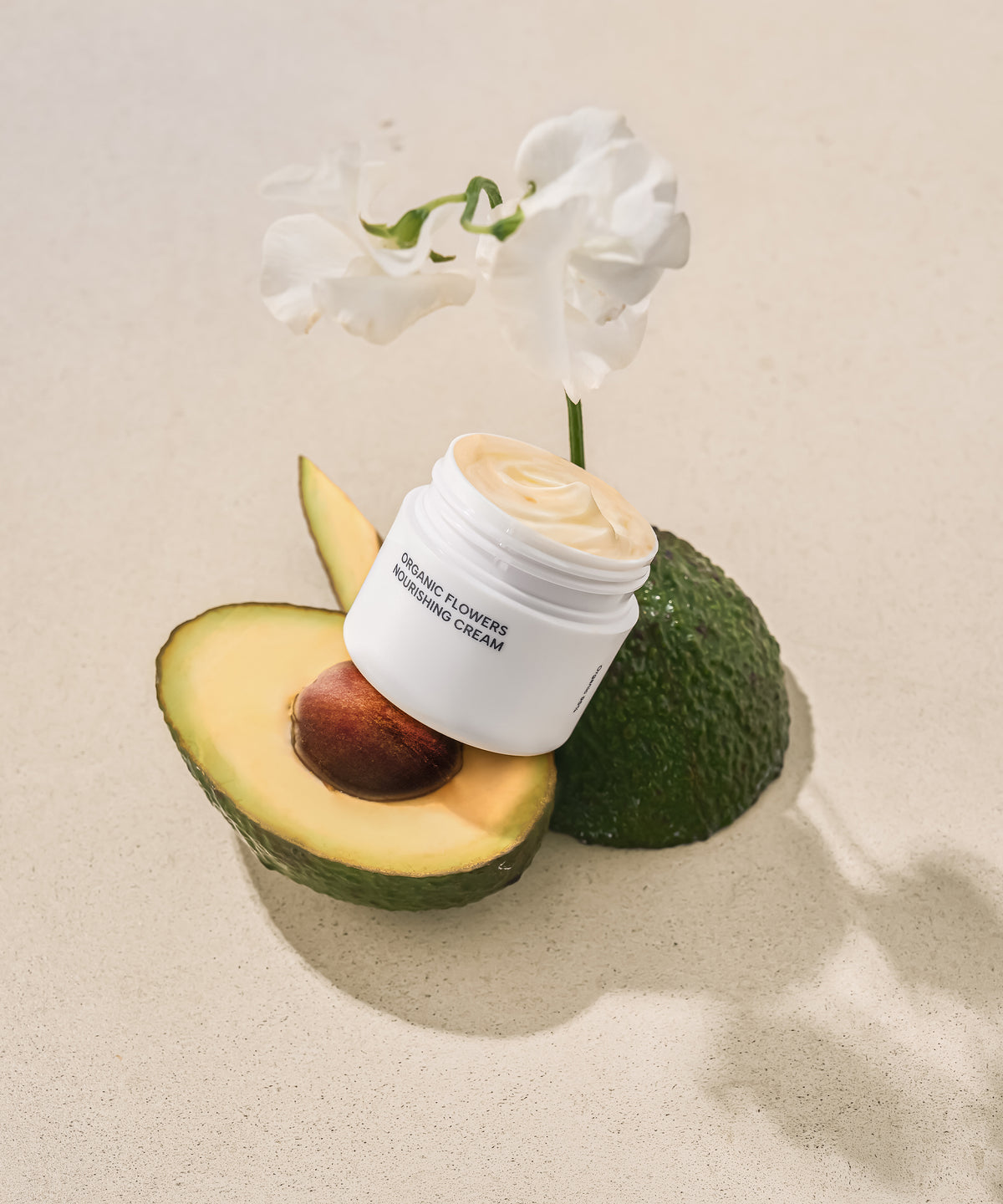 Organic Flowers Nourishing Cream, 50 ml - kasvovoide