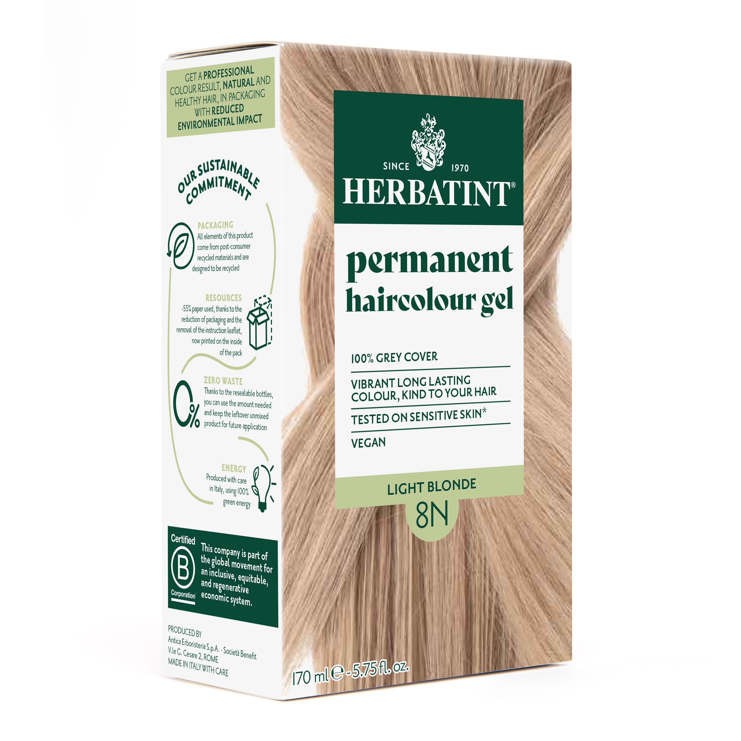 Kestoväri 8N, Light Blonde, 170 ml
