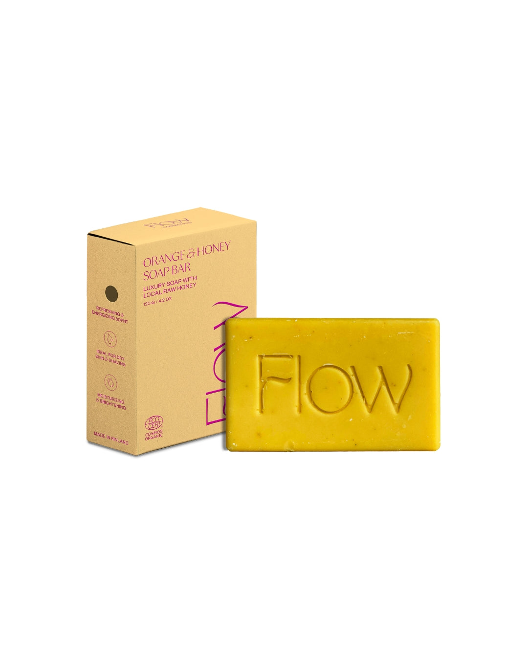Orange & Honey Soap Bar, 120 g - Ruohonjuuri