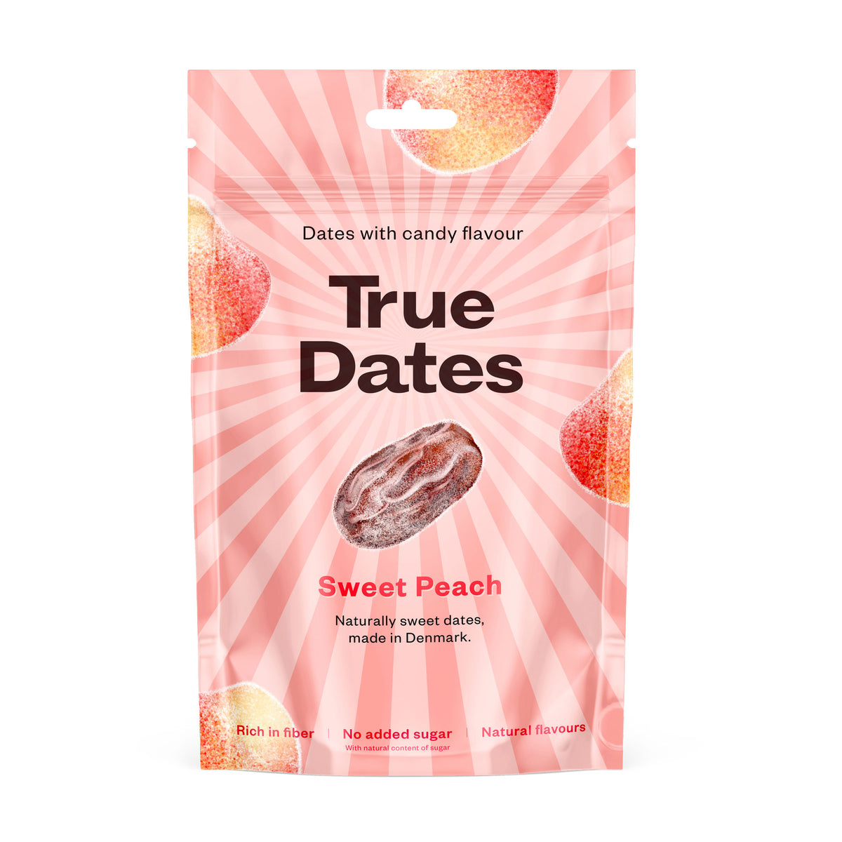 True Dates Sweet Peach persikan makuiset karkkitaatelit