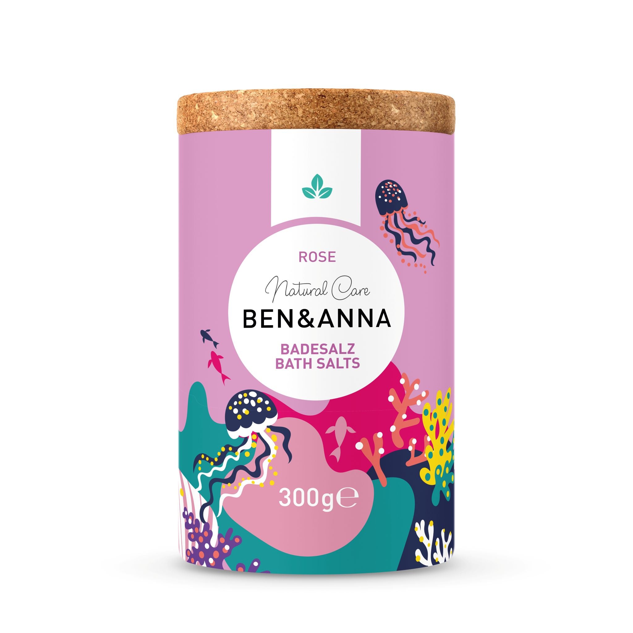 Bath Salt Rose, 300 g - kylpysuola - Ruohonjuuri