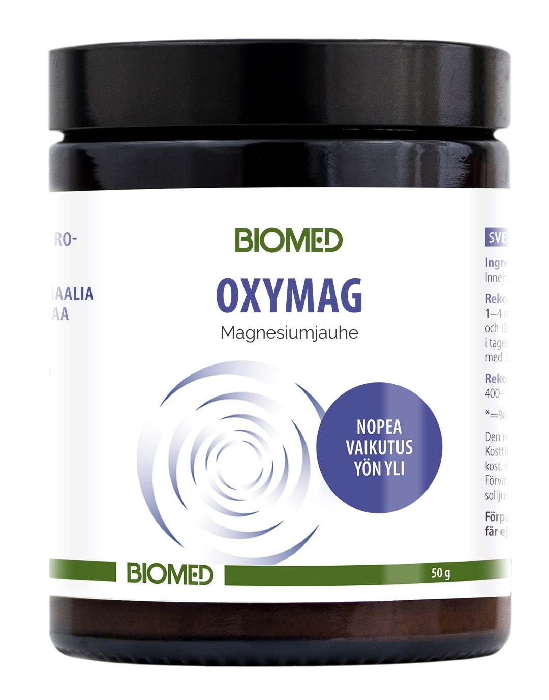 Oxymag-magnesiumjauhe, 50 g