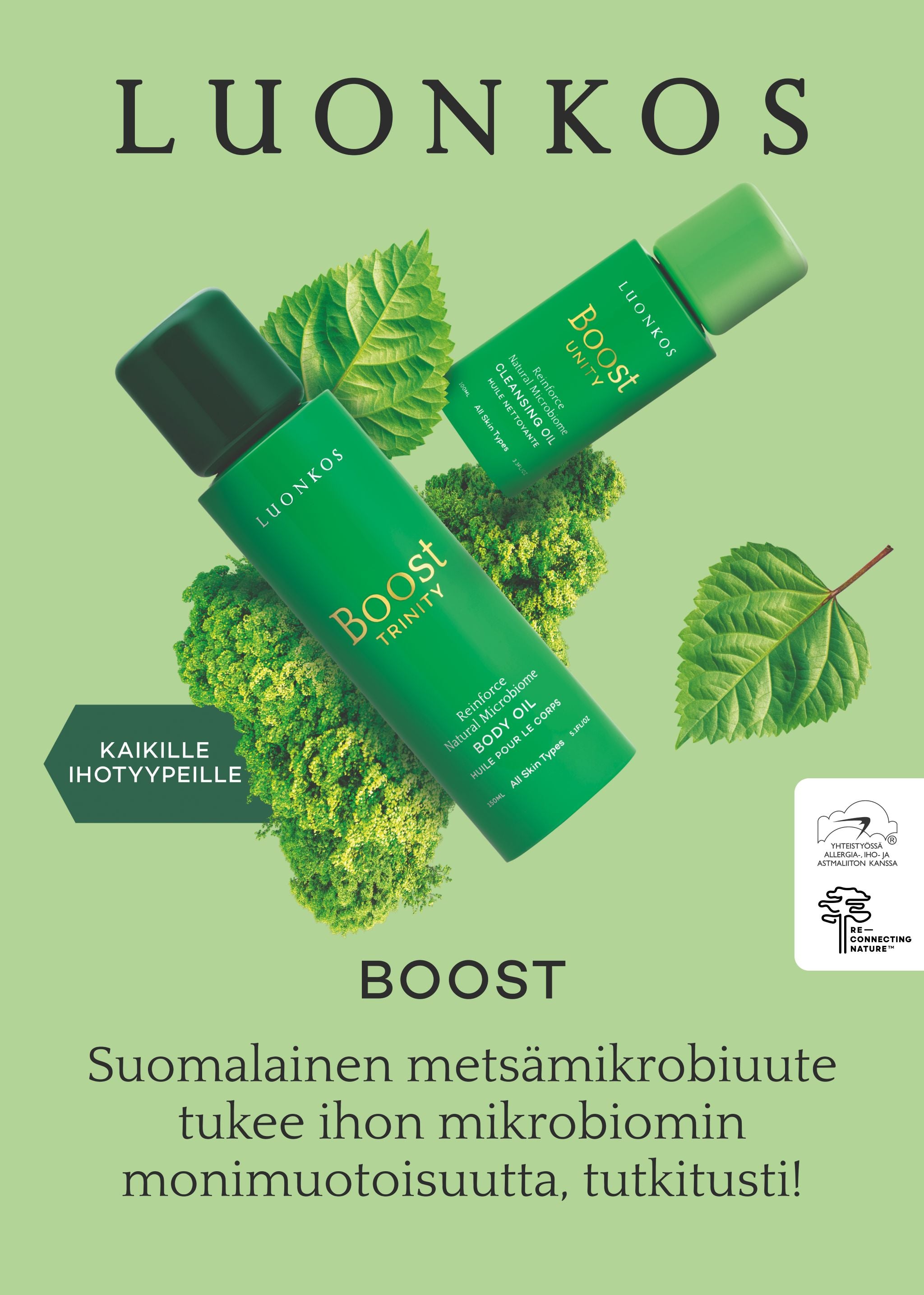 Boost vartaloöljy, 150 ml - Ruohonjuuri