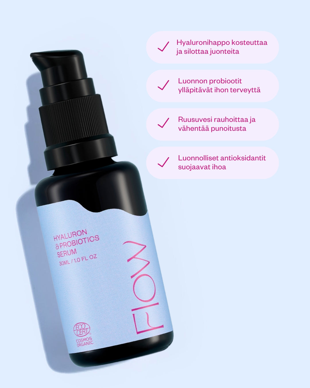Hyaluron & Probiotics Serum, 30 ml
