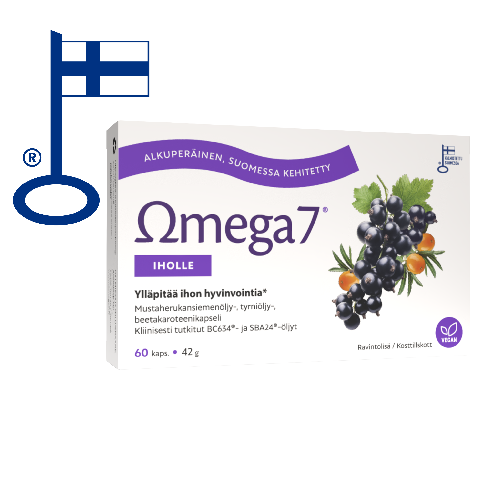 Omega7 BC634® + SBA24® Iholle, 60 kaps