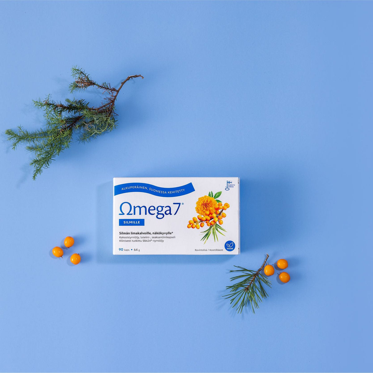 Omega7 SBA24® + Luteiini Silmille, 90 kaps