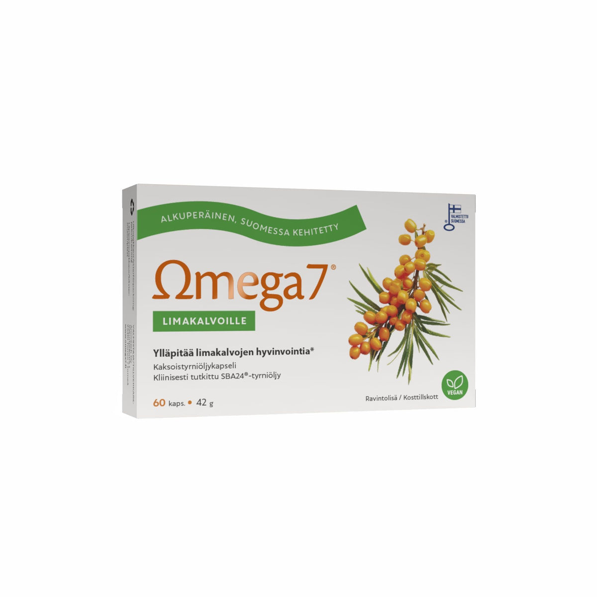 Omega7 SBA24® Kaksoistyrniöljykapseli, 60 kaps