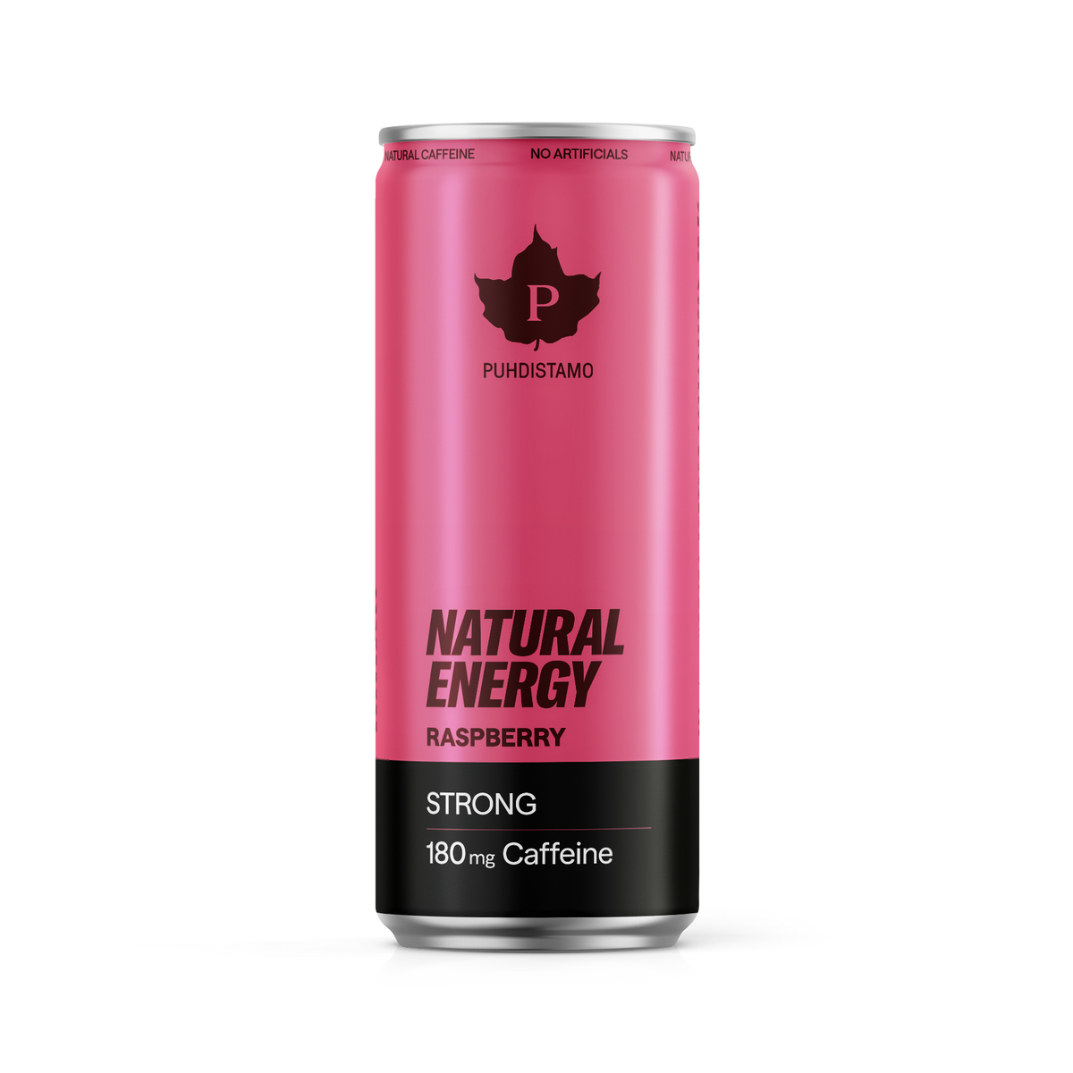 Natural Energy Drink Strong, Raspberry 330 ml