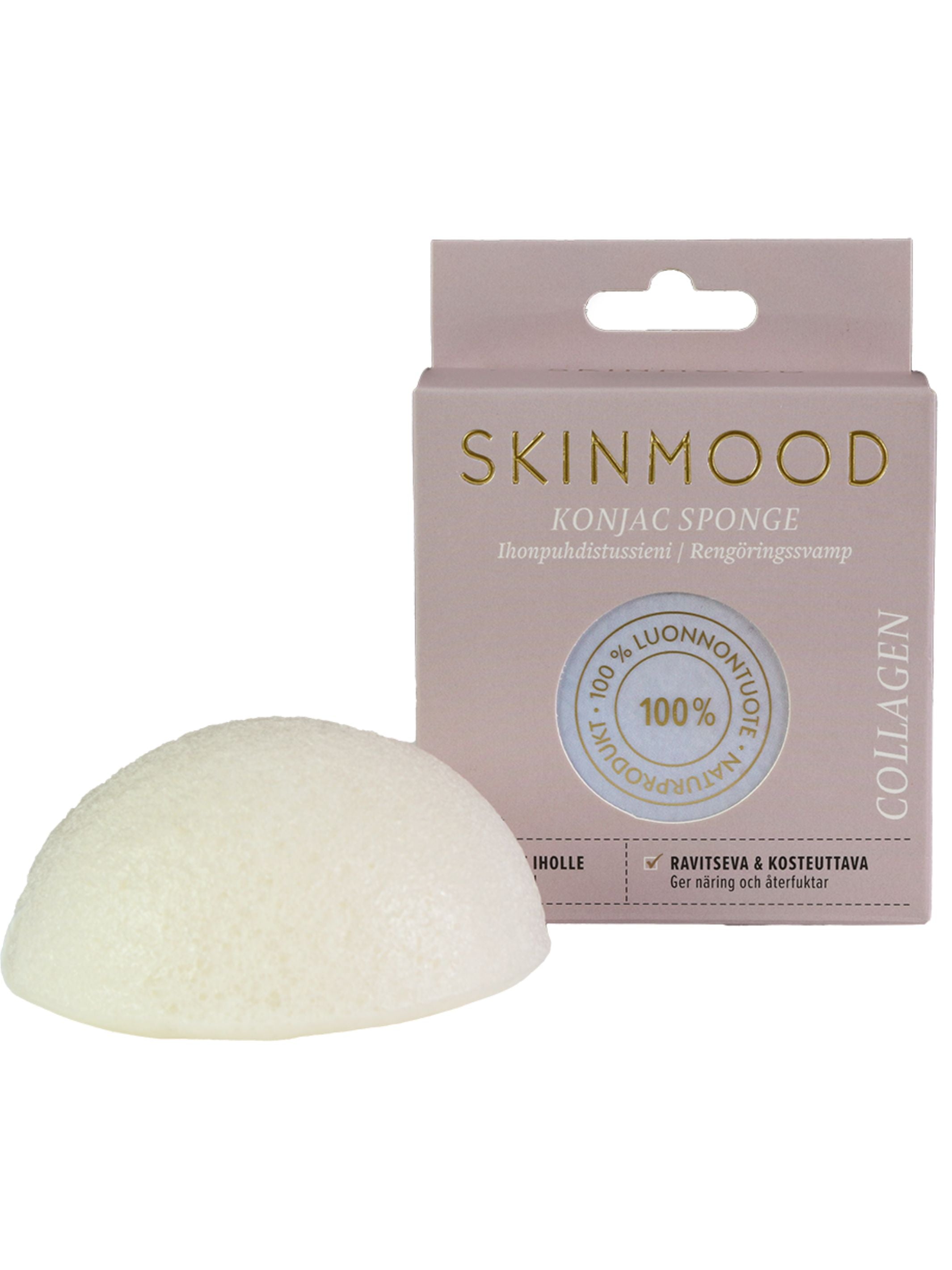 Ihonhoidon ihmesieni, aikuiselle iholle (Konjac Sponge-kasvosieni)