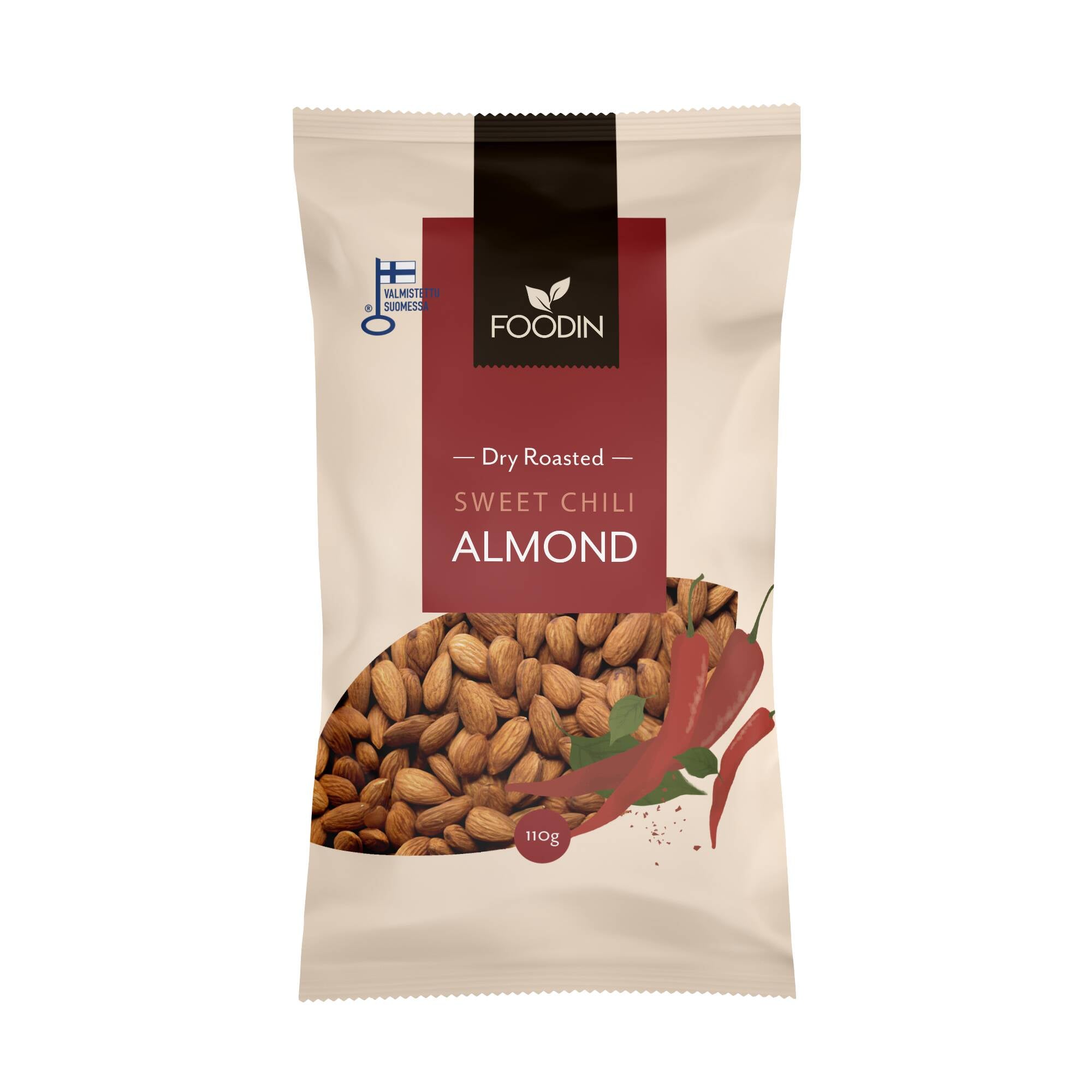 Sweet Chili Almond, 110 g - makea chili manteli