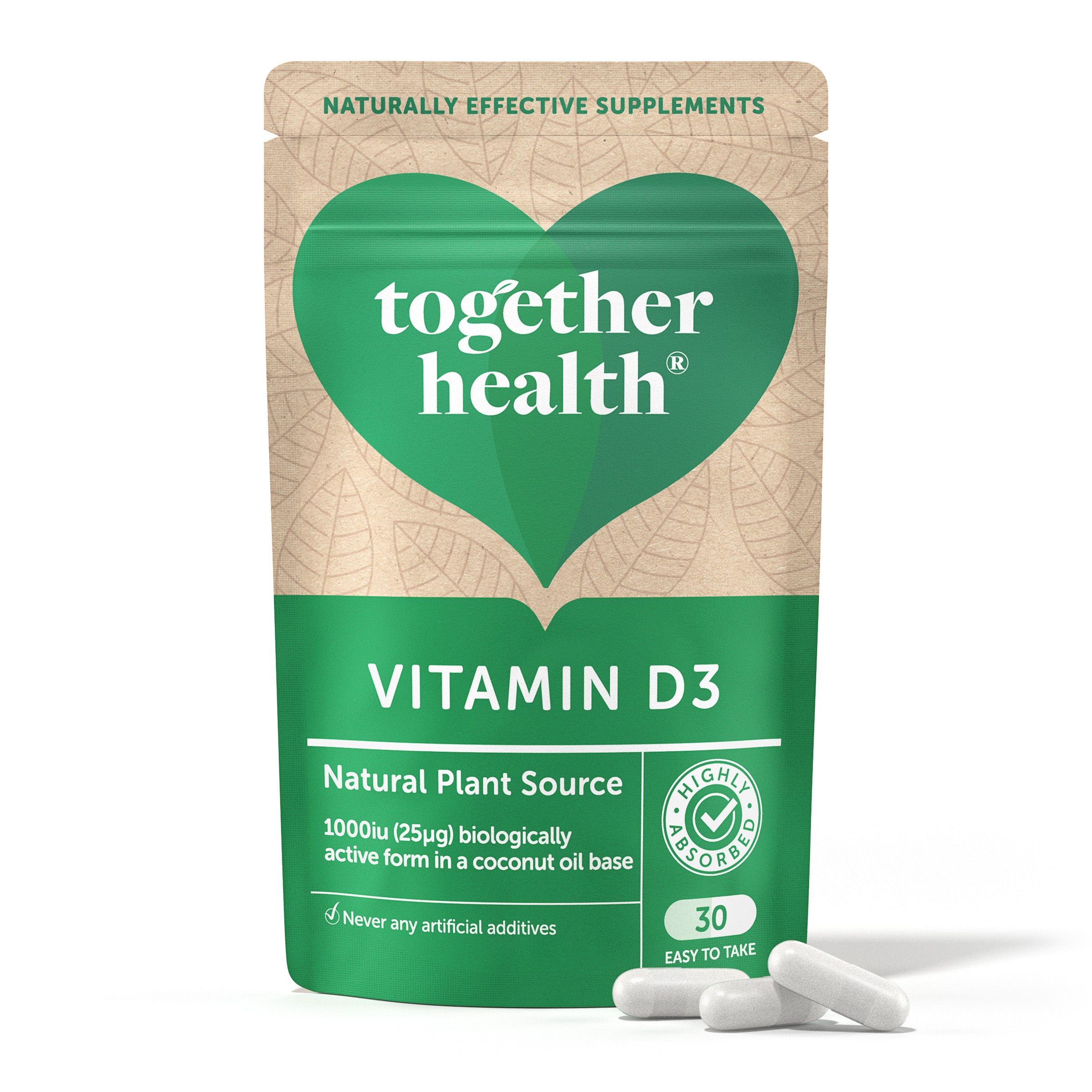 Vegaaninen D3-vitamiini, 30 kpl