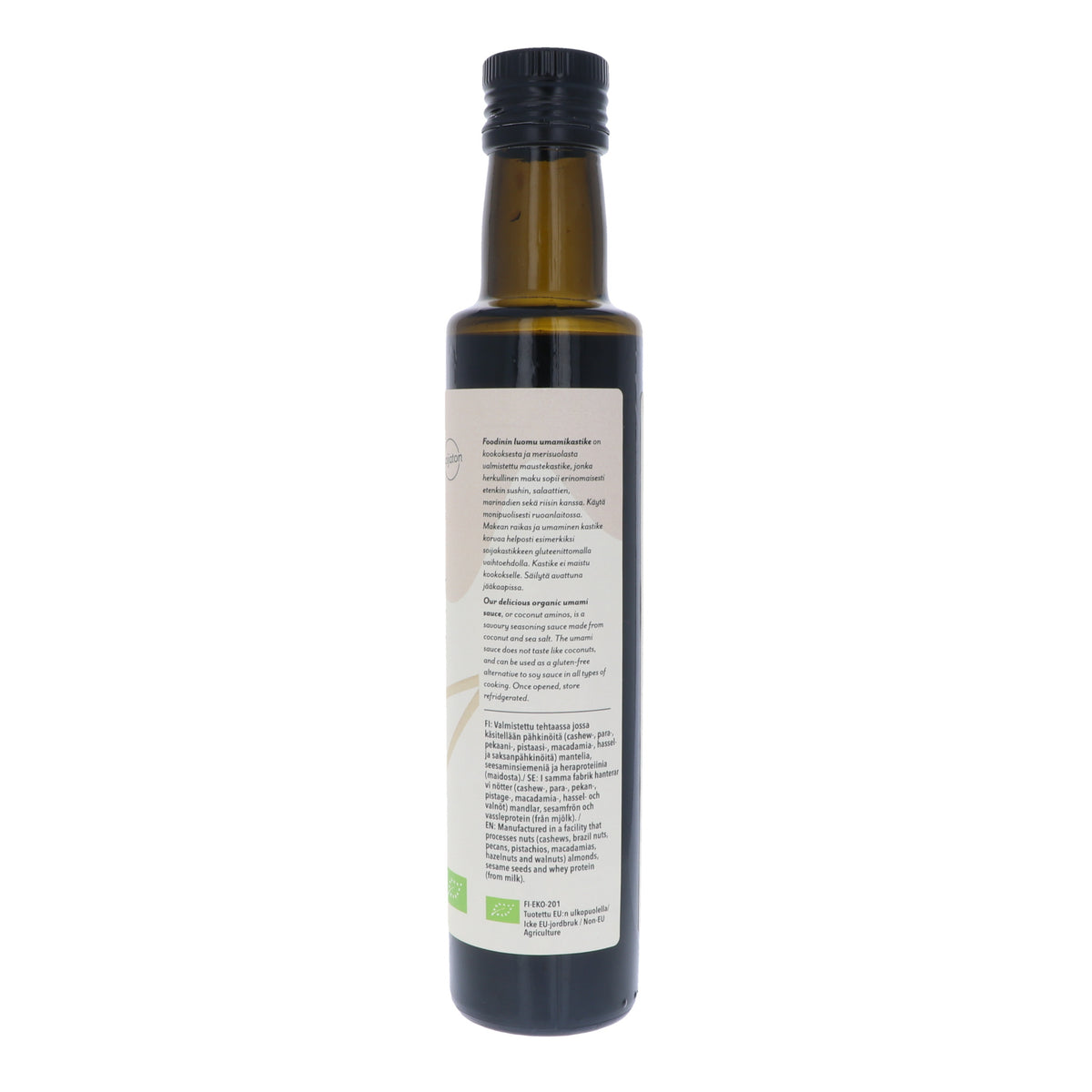 Kookosamino-umamikastike, coconut aminos, 250 ml
