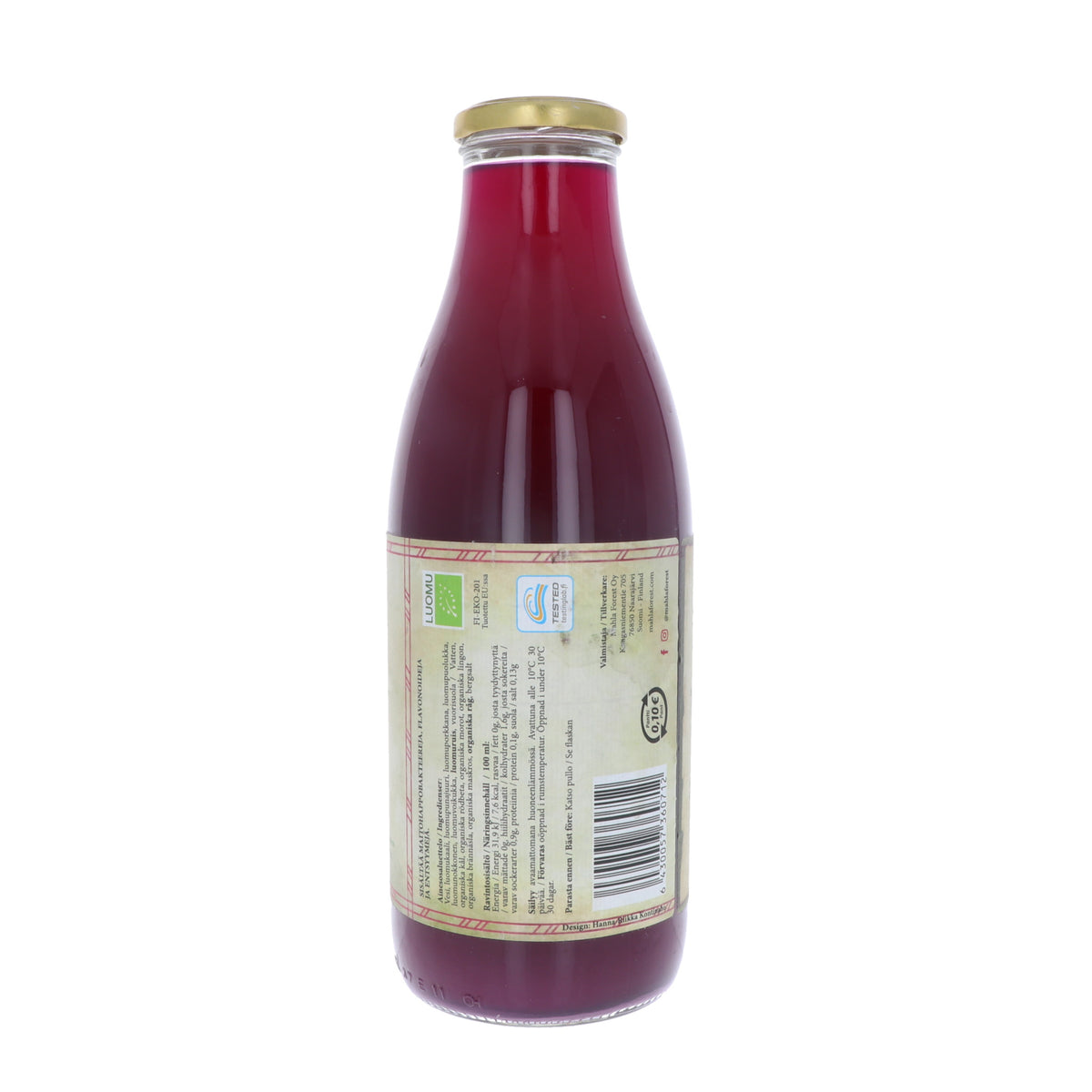 Maitohappobakteerijuoma, 1L, 1000 ml