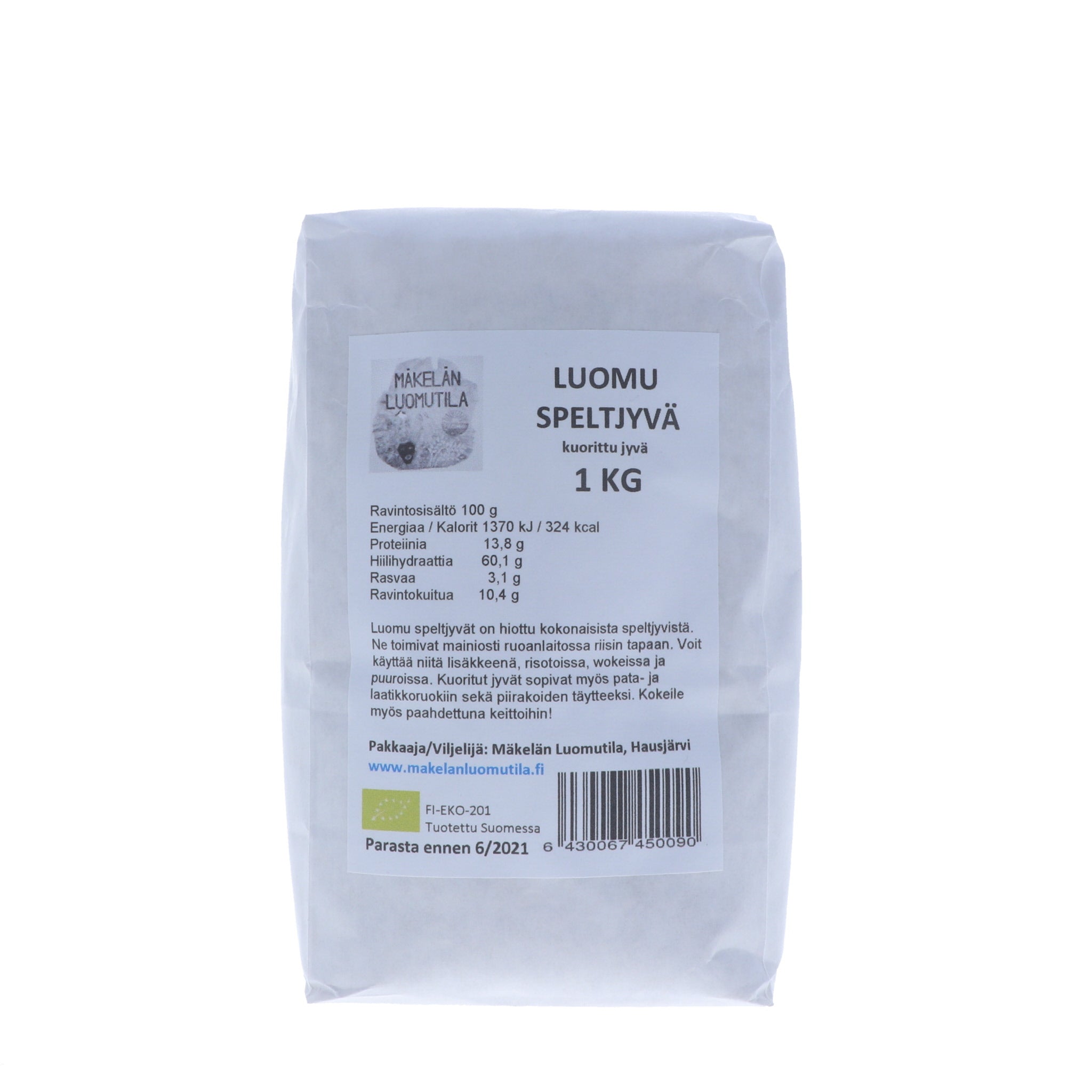 Spelttijyvä, kuorittu, 1 kg